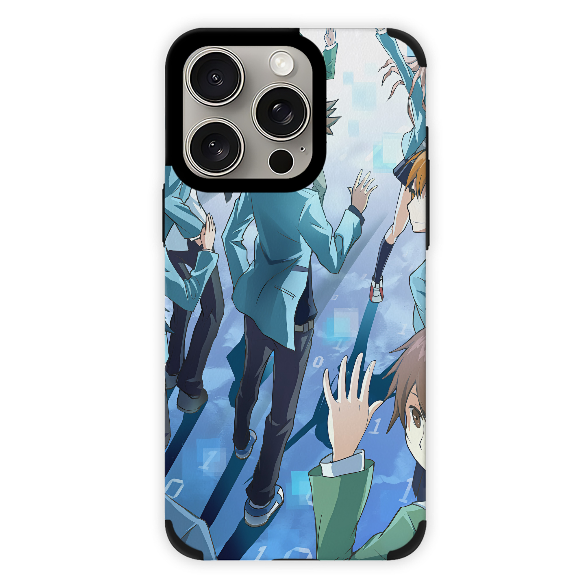 （画像用） Digimon デジタルモンスター/デジモン 【iPhone15ProMax対応】 PUレザー スマホケース 耐衝撃＆黄変防止