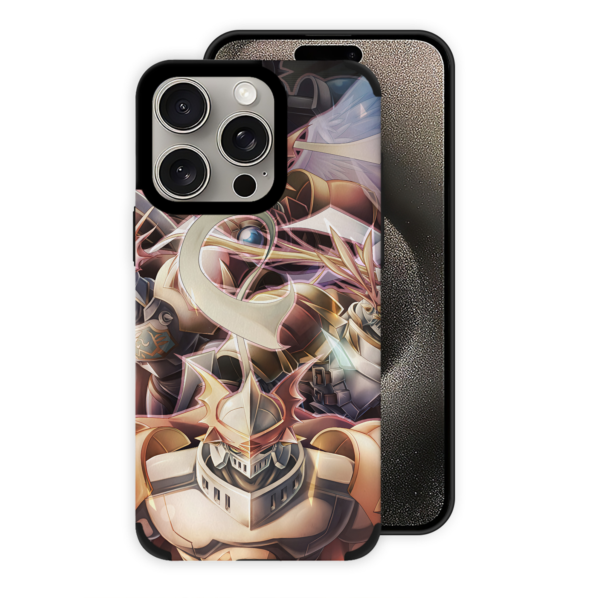 （画像用） Digimon デジタルモンスター/デジモン 【iPhone15ProMax対応】 PUレザー スマホケース 耐衝撃＆黄変防止