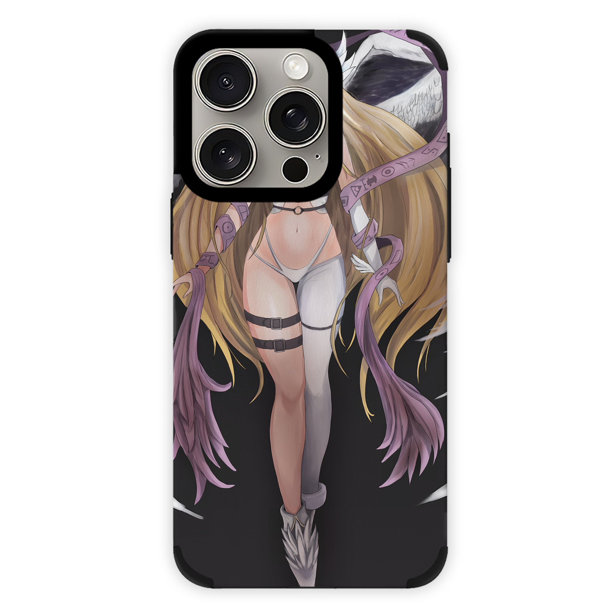 （画像用） Digimon デジタルモンスター/デジモン 【iPhone15ProMax対応】 PUレザー スマホケース 耐衝撃＆黄変防止