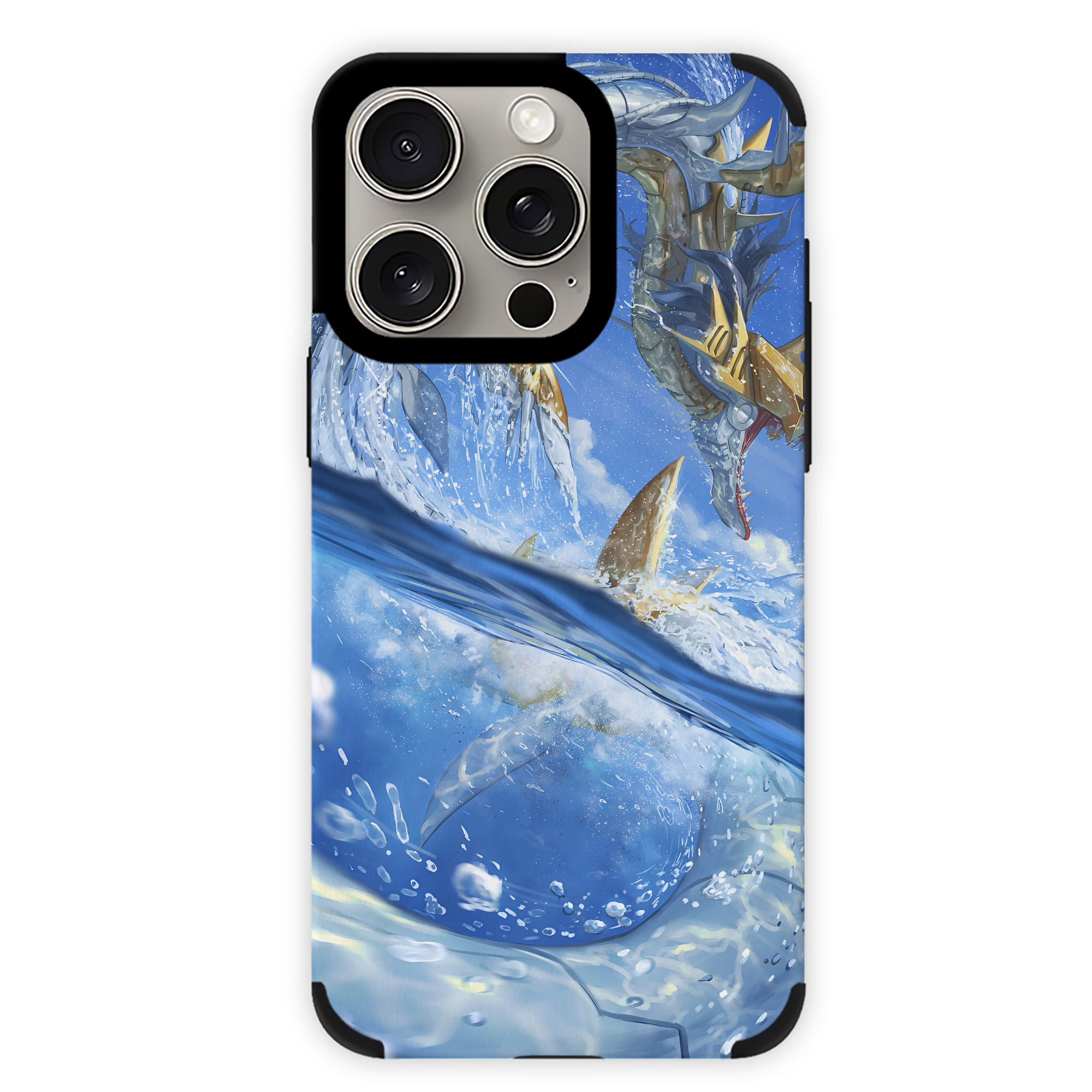 （画像用） Digimon デジタルモンスター/デジモン 【iPhone15ProMax対応】 PUレザー スマホケース 耐衝撃＆黄変防止
