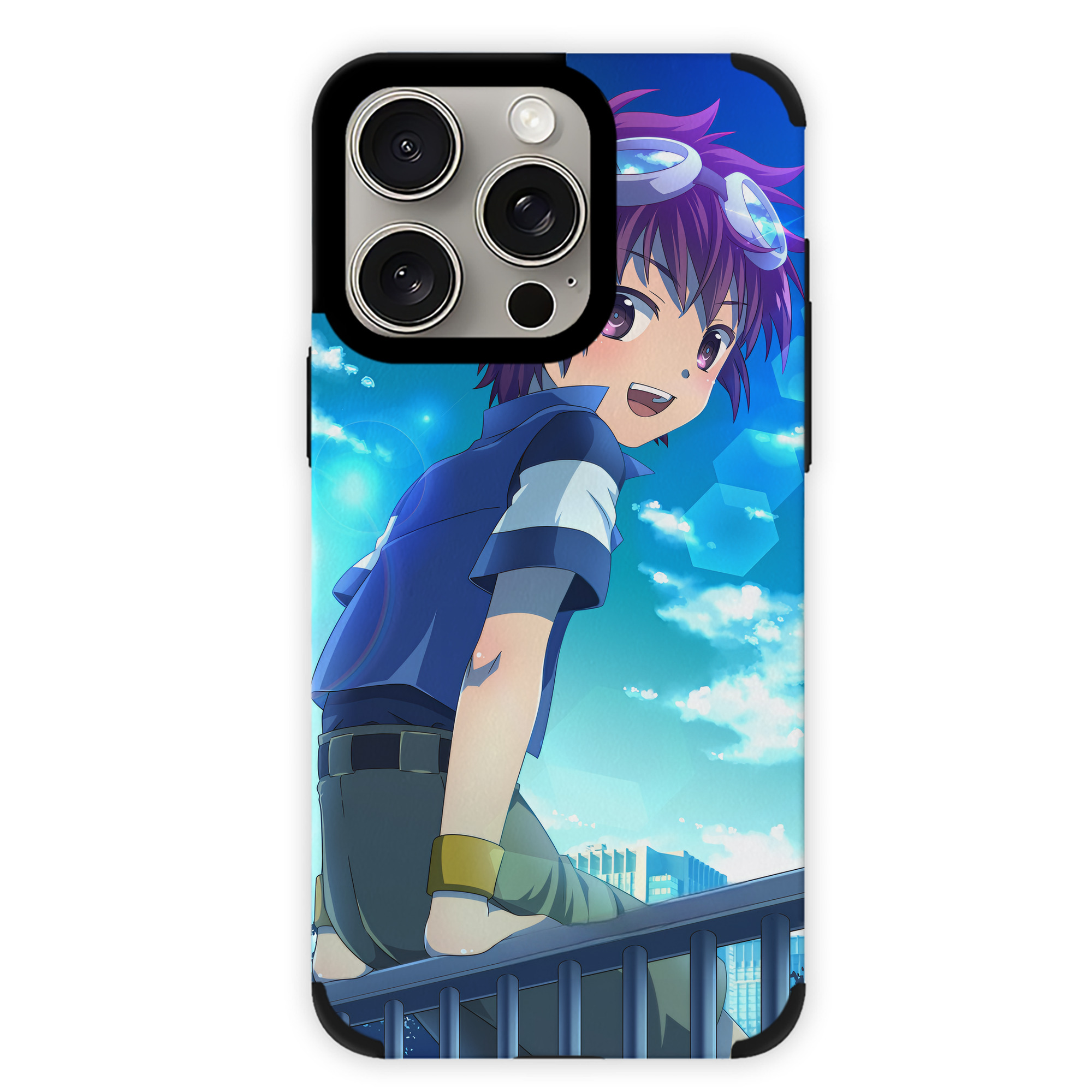 （画像用） Digimon デジタルモンスター/デジモン 【iPhone15ProMax対応】 PUレザー スマホケース 耐衝撃＆黄変防止