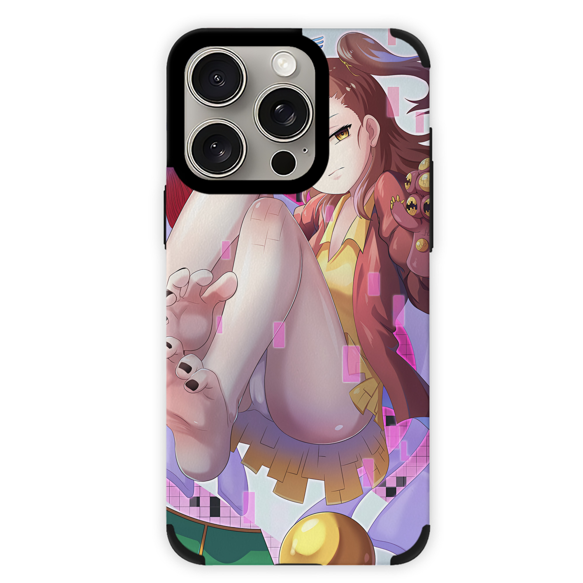 （画像用） Digimon デジタルモンスター/デジモン 【iPhone15ProMax対応】 PUレザー スマホケース 耐衝撃＆黄変防止