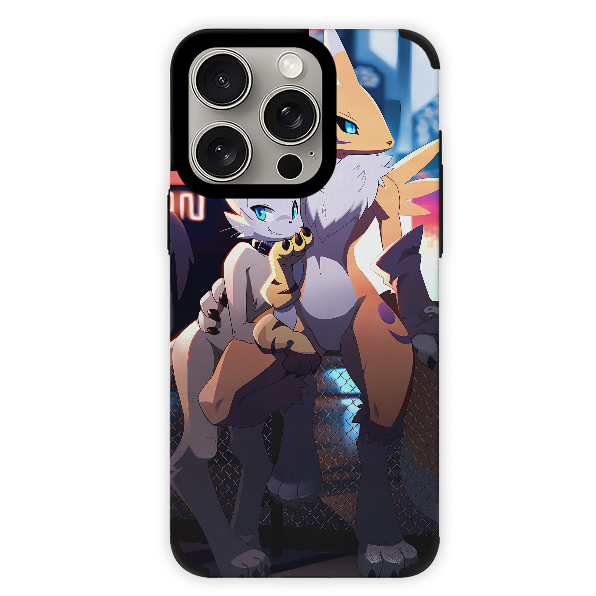 （画像用） Digimon デジタルモンスター/デジモン 【iPhone15ProMax対応】 PUレザー スマホケース 耐衝撃＆黄変防止