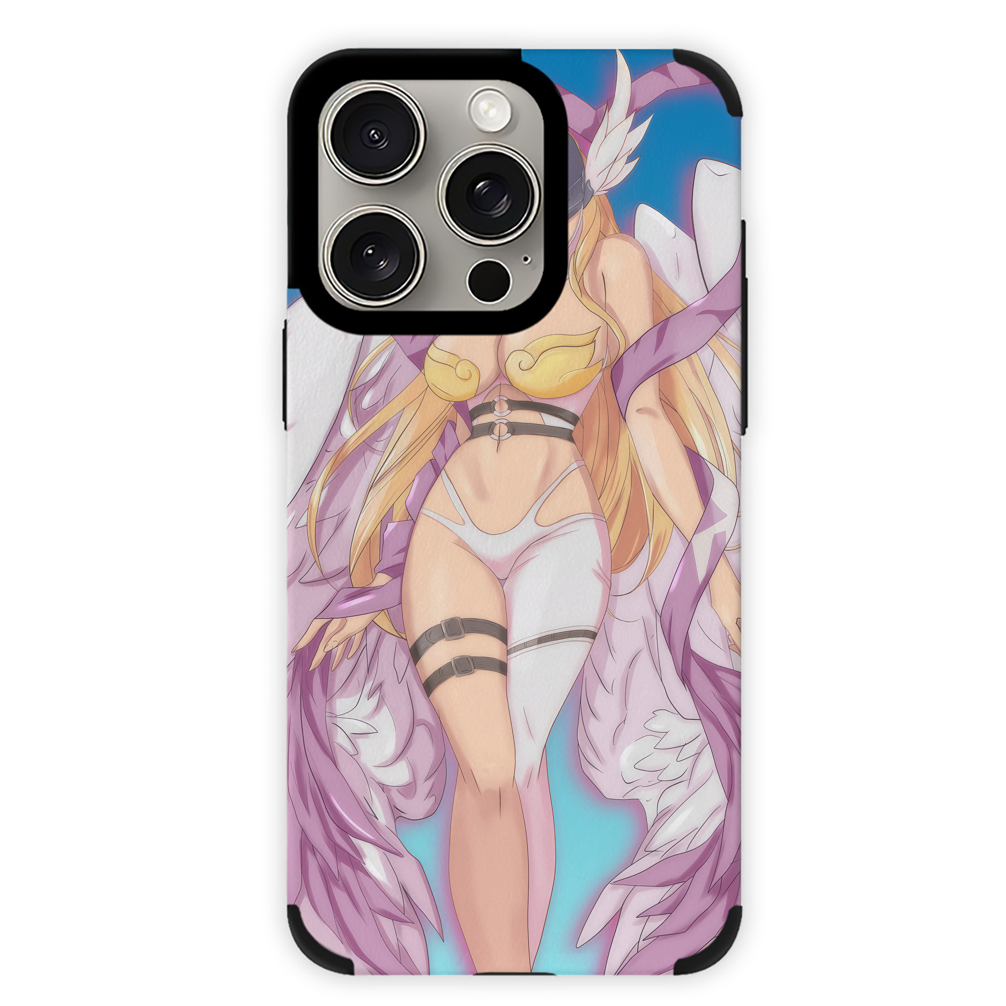 （画像用） Digimon デジタルモンスター/デジモン 【iPhone15ProMax対応】 PUレザー スマホケース 耐衝撃＆黄変防止