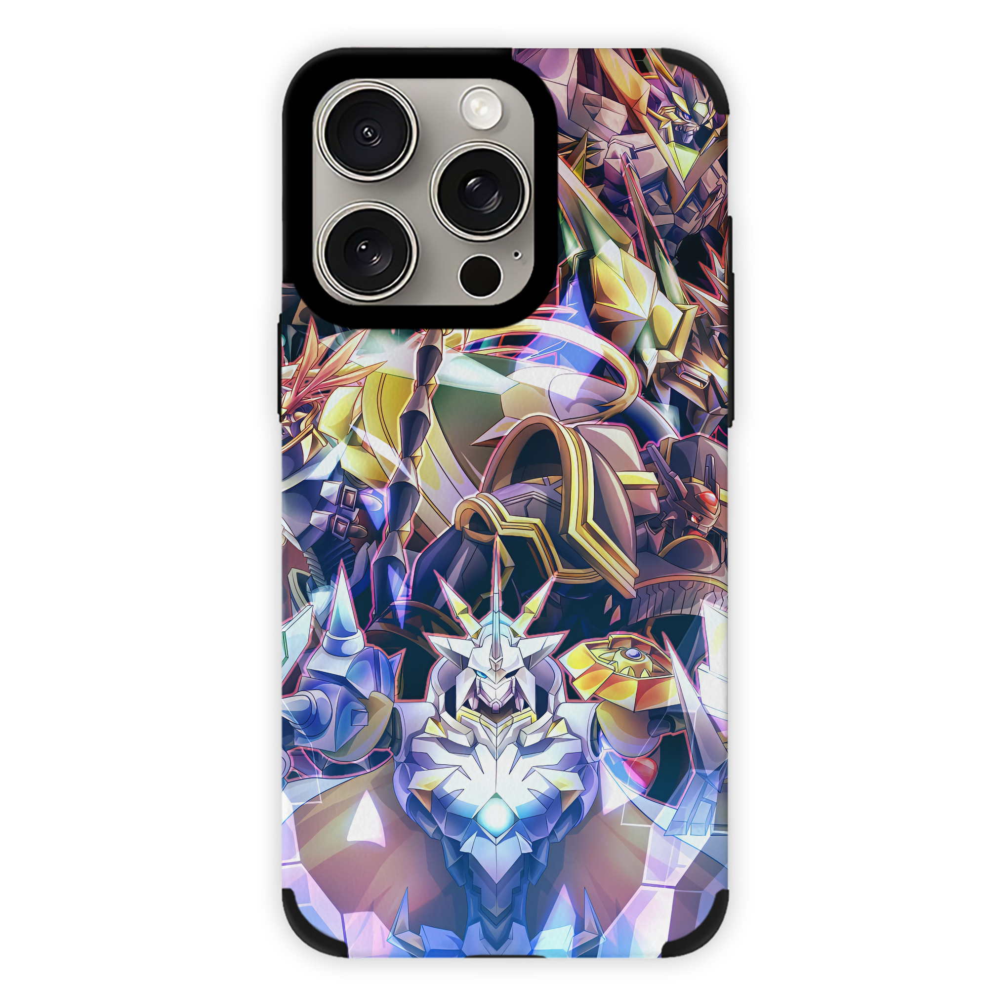 （画像用） Digimon デジタルモンスター/デジモン 【iPhone15ProMax対応】 PUレザー スマホケース 耐衝撃＆黄変防止