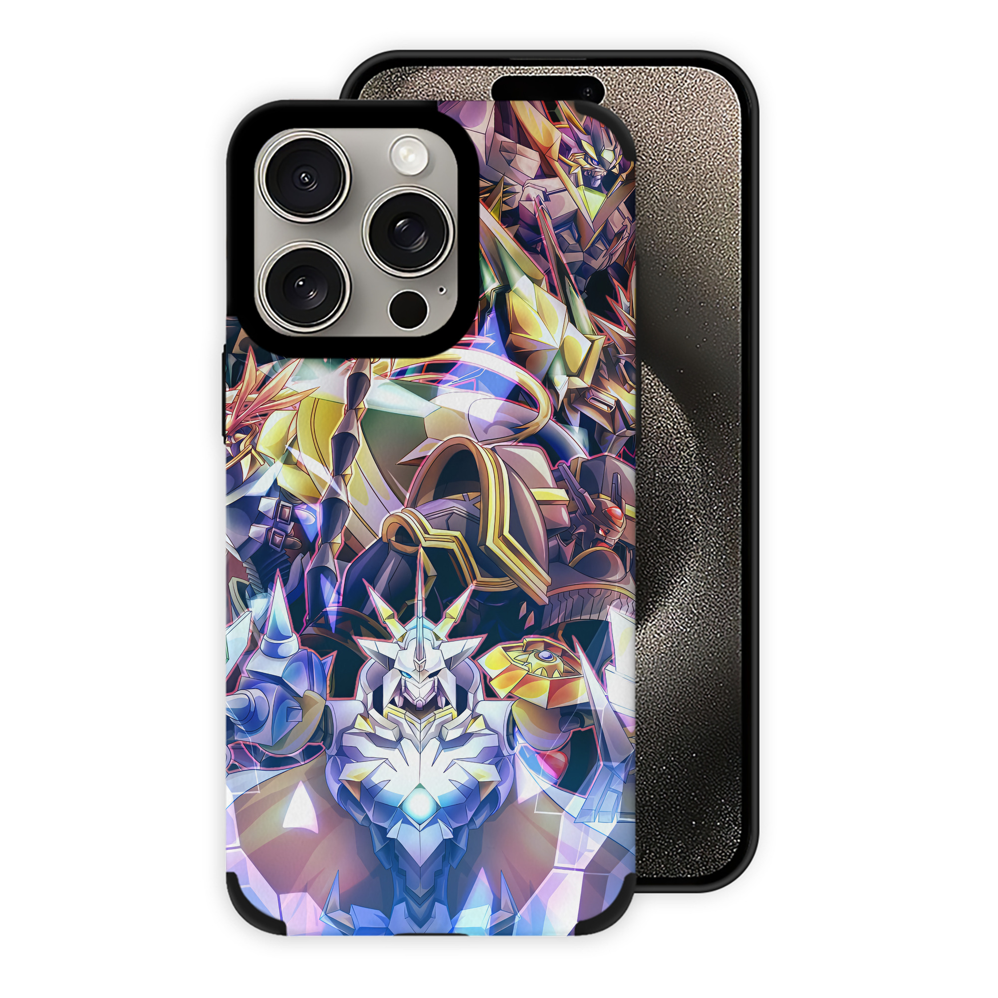 （画像用） Digimon デジタルモンスター/デジモン 【iPhone15ProMax対応】 PUレザー スマホケース 耐衝撃＆黄変防止