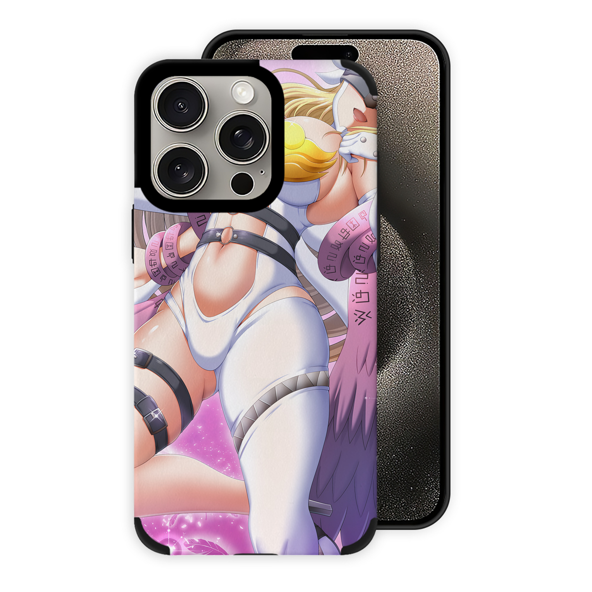 （画像用） Digimon デジタルモンスター/デジモン 【iPhone15ProMax対応】 PUレザー スマホケース 耐衝撃＆黄変防止