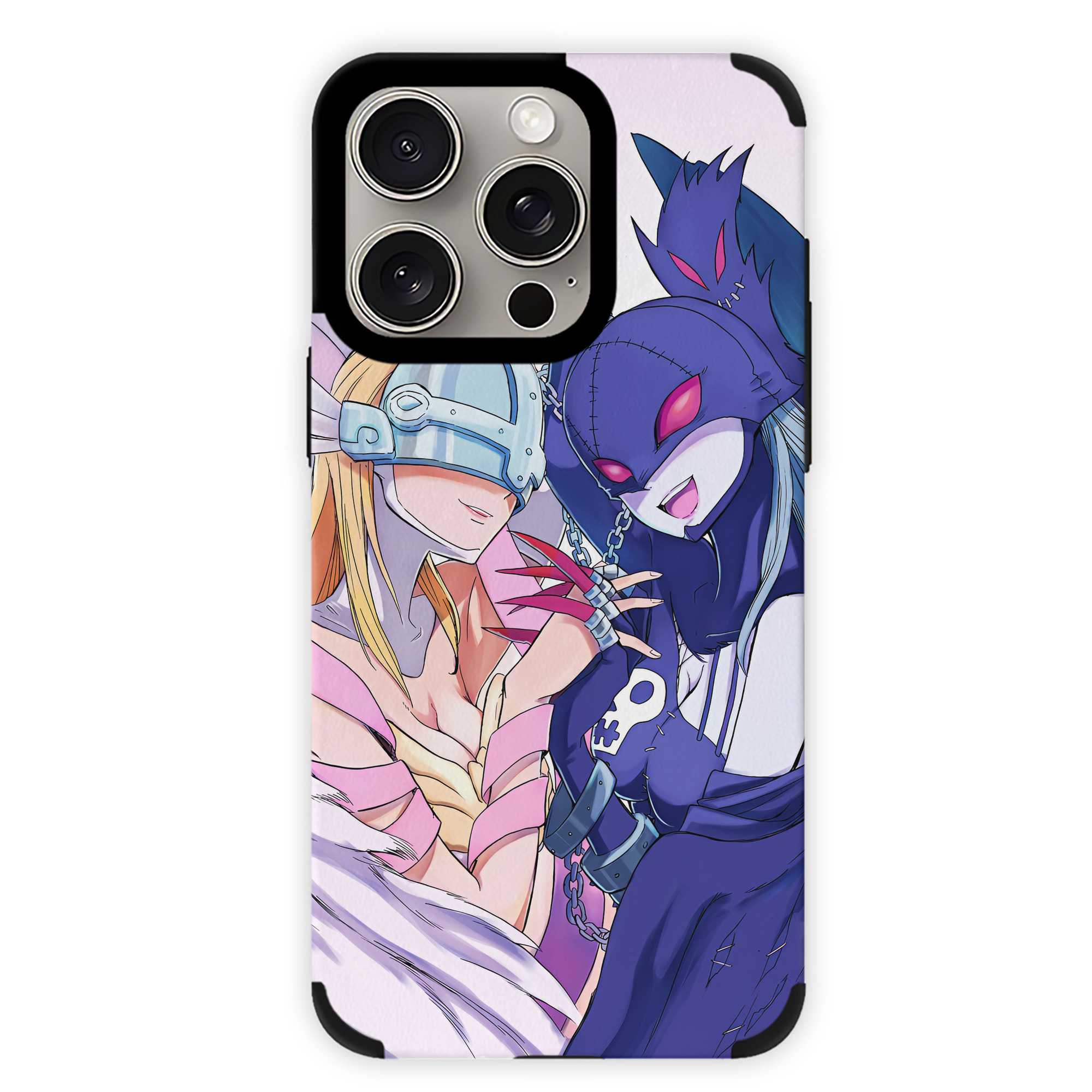 （画像用） Digimon デジタルモンスター/デジモン 【iPhone15ProMax対応】 PUレザー スマホケース 耐衝撃＆黄変防止