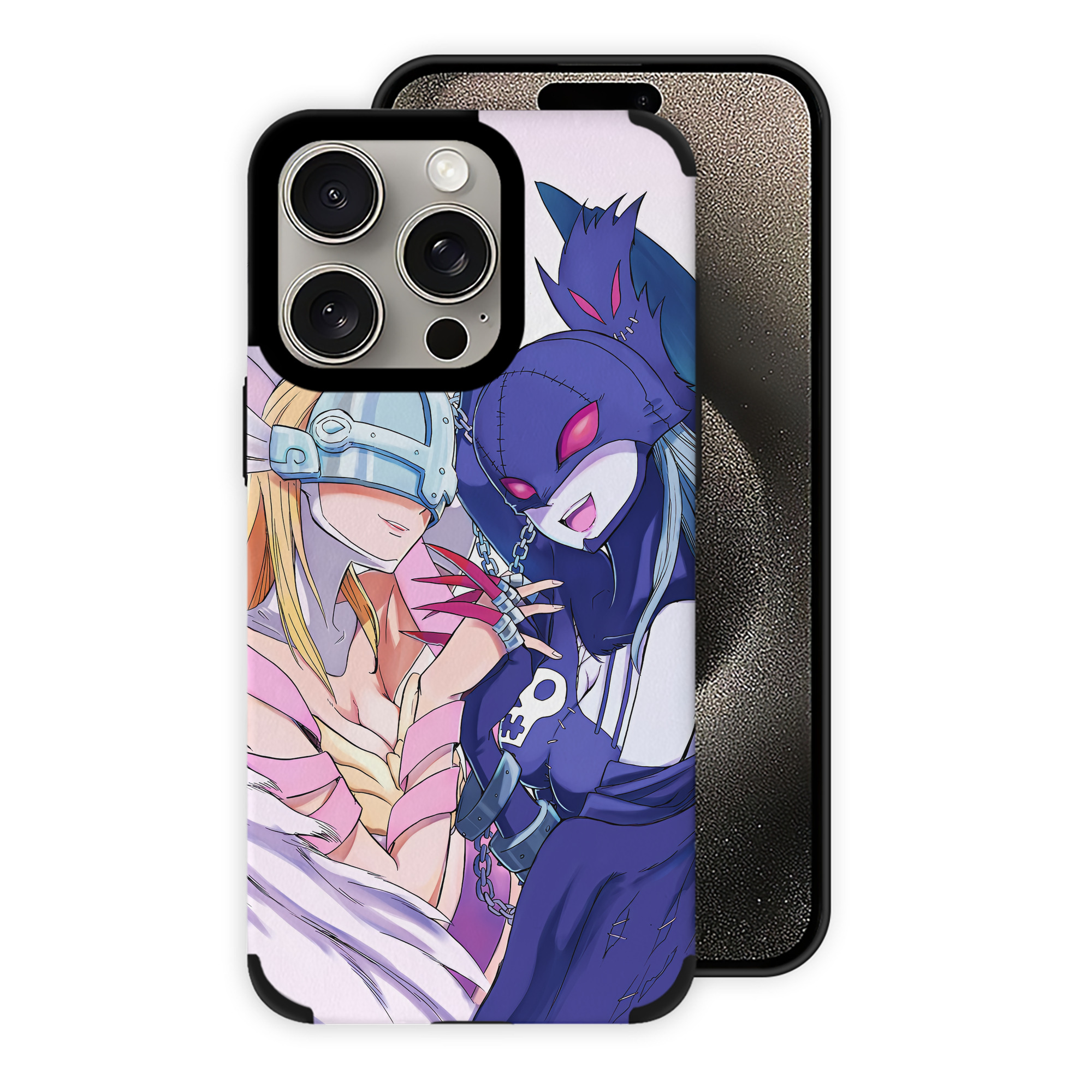 （画像用） Digimon デジタルモンスター/デジモン 【iPhone15ProMax対応】 PUレザー スマホケース 耐衝撃＆黄変防止