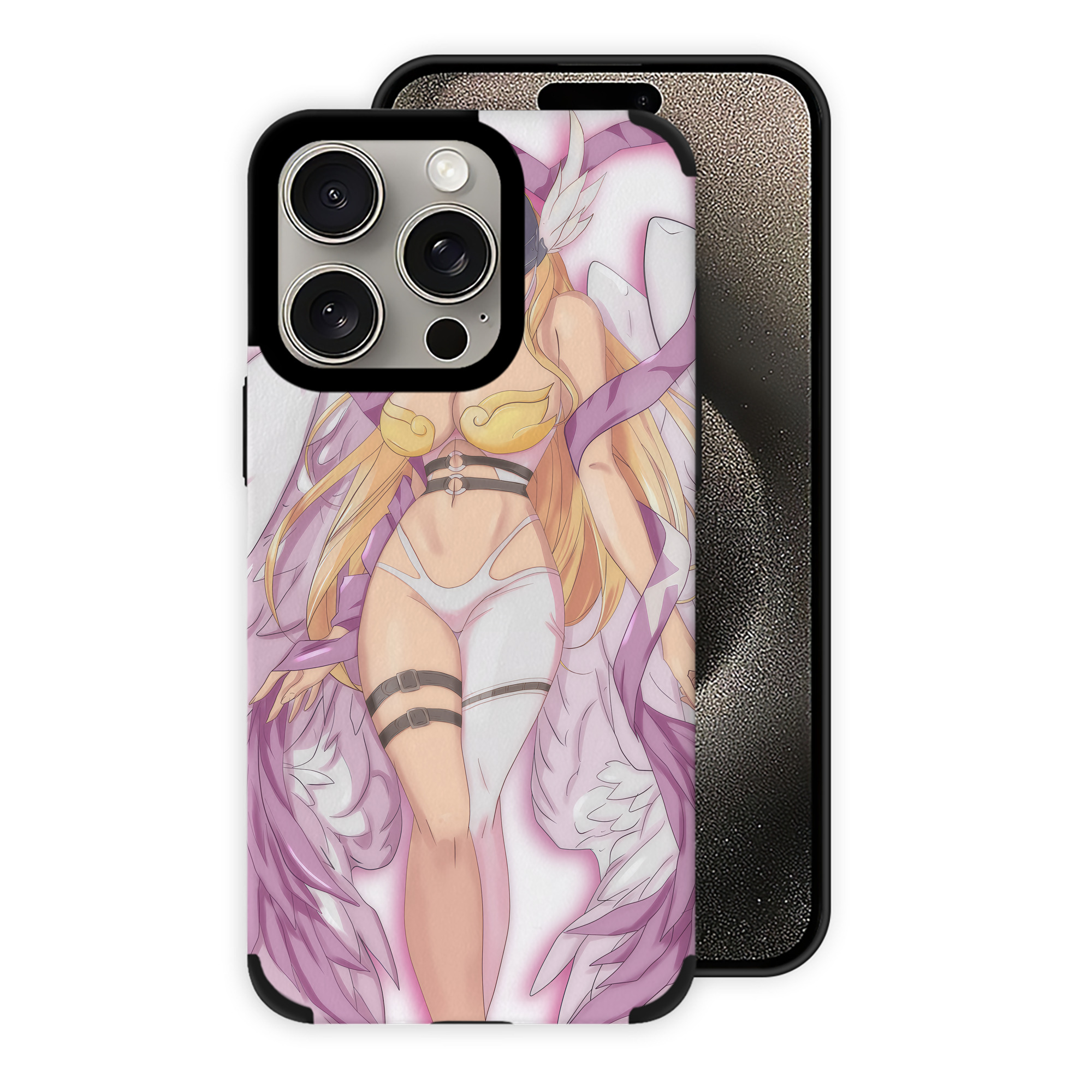 （画像用） Digimon デジタルモンスター/デジモン 【iPhone15ProMax対応】 PUレザー スマホケース 耐衝撃＆黄変防止