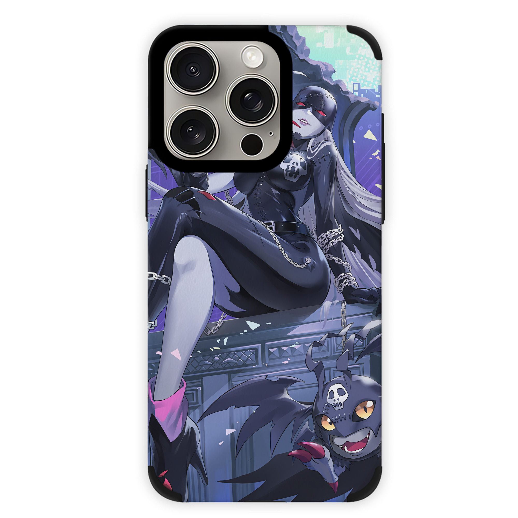 （画像用） Digimon デジタルモンスター/デジモン 【iPhone15ProMax対応】 PUレザー スマホケース 耐衝撃＆黄変防止