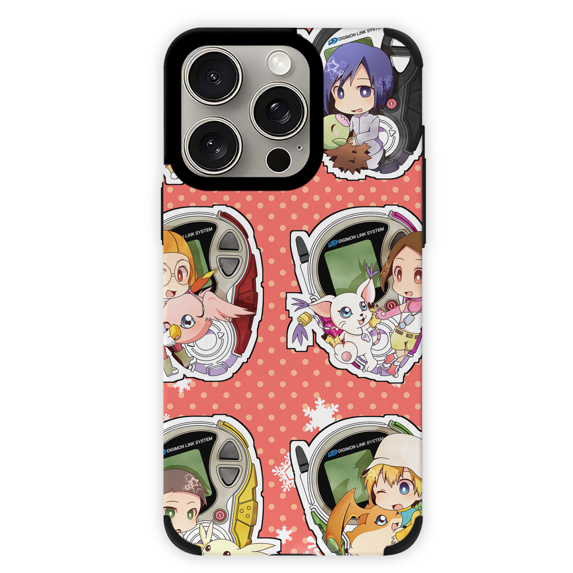（画像用） Digimon デジタルモンスター/デジモン 【iPhone15ProMax対応】 PUレザー スマホケース 耐衝撃＆黄変防止
