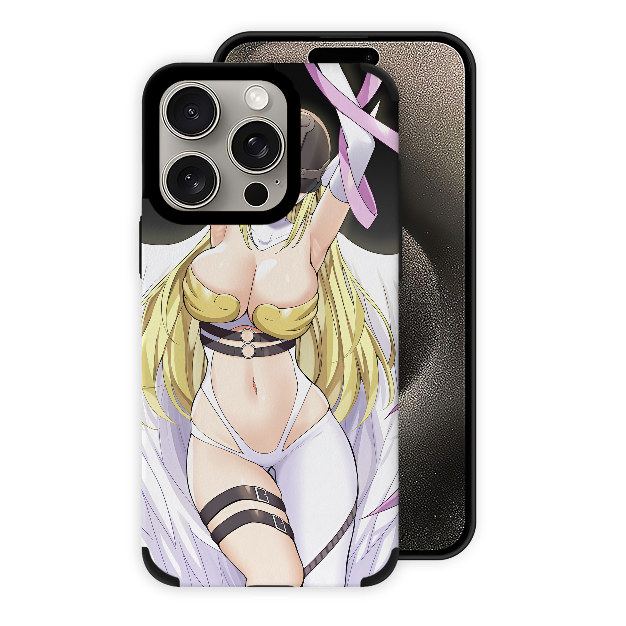 （画像用） Digimon デジタルモンスター/デジモン 【iPhone15ProMax対応】 PUレザー スマホケース 耐衝撃＆黄変防止