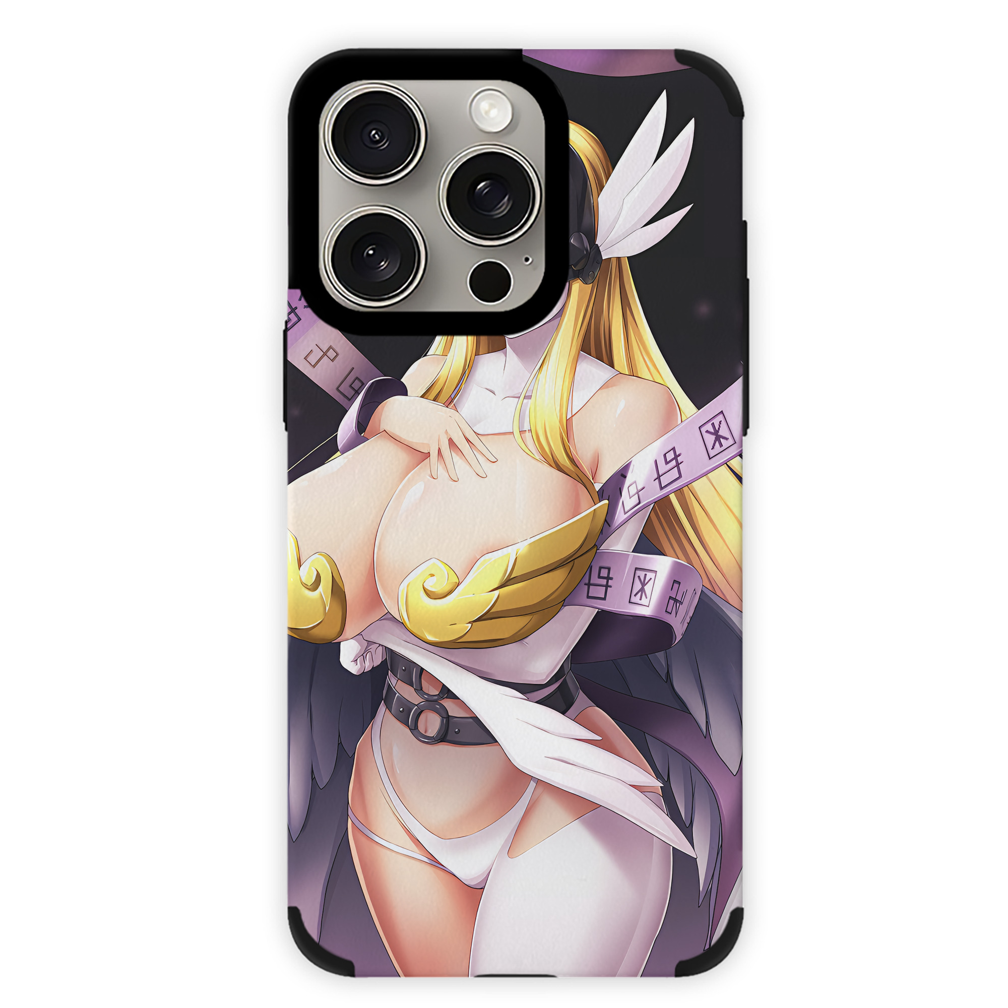 （画像用） Digimon デジタルモンスター/デジモン 【iPhone15ProMax対応】 PUレザー スマホケース 耐衝撃＆黄変防止