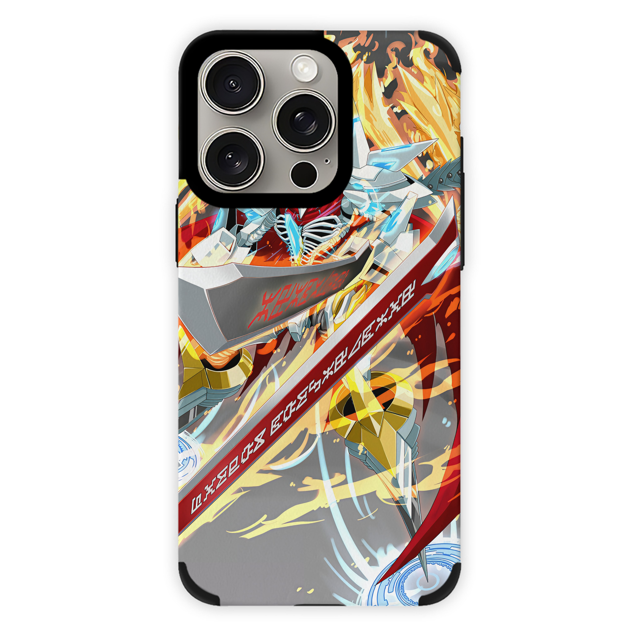 （画像用） Digimon デジタルモンスター/デジモン 【iPhone15ProMax対応】 PUレザー スマホケース 耐衝撃＆黄変防止