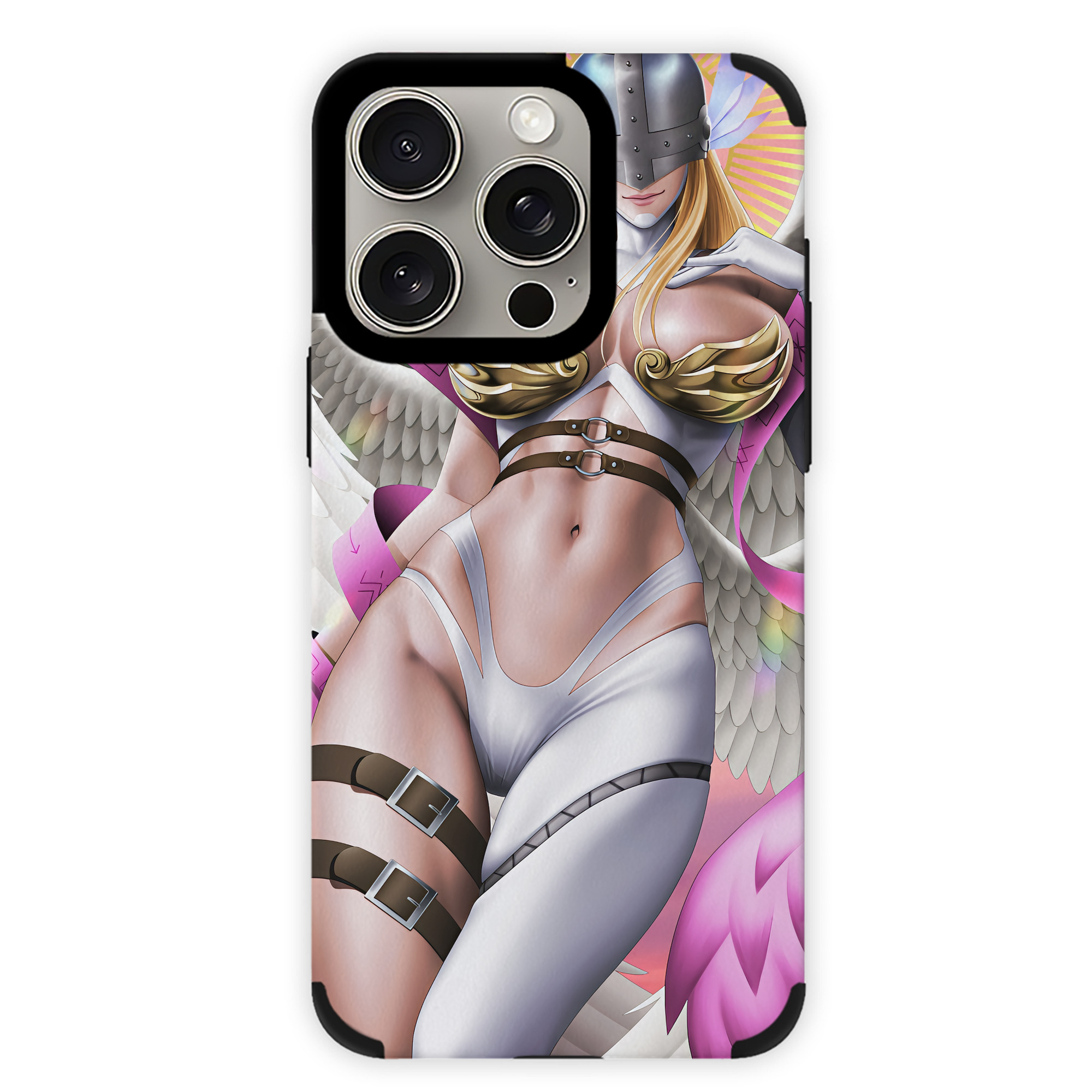 （画像用） Digimon デジタルモンスター/デジモン 【iPhone15ProMax対応】 PUレザー スマホケース 耐衝撃＆黄変防止