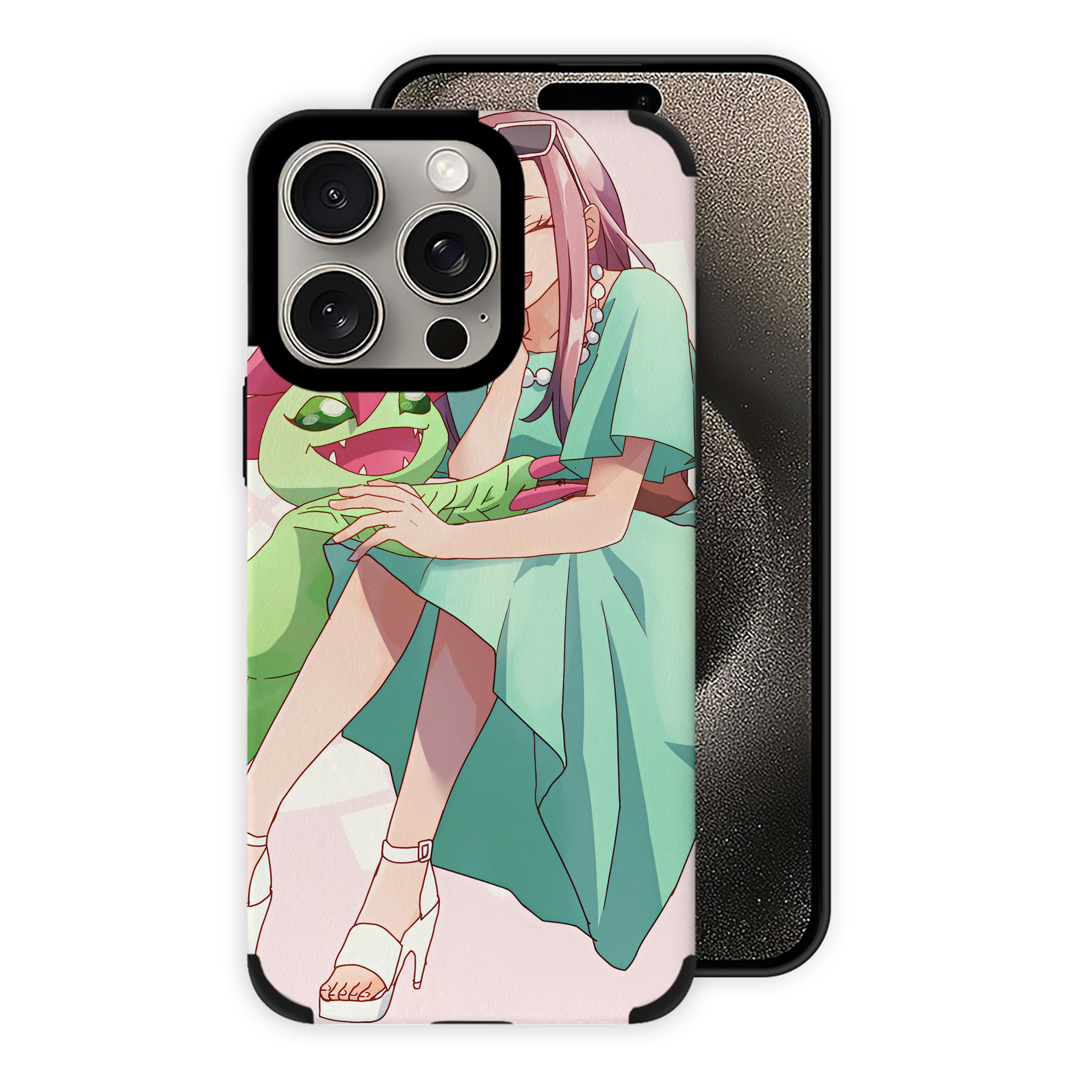 （画像用） Digimon デジタルモンスター/デジモン 【iPhone15ProMax対応】 PUレザー スマホケース 耐衝撃＆黄変防止