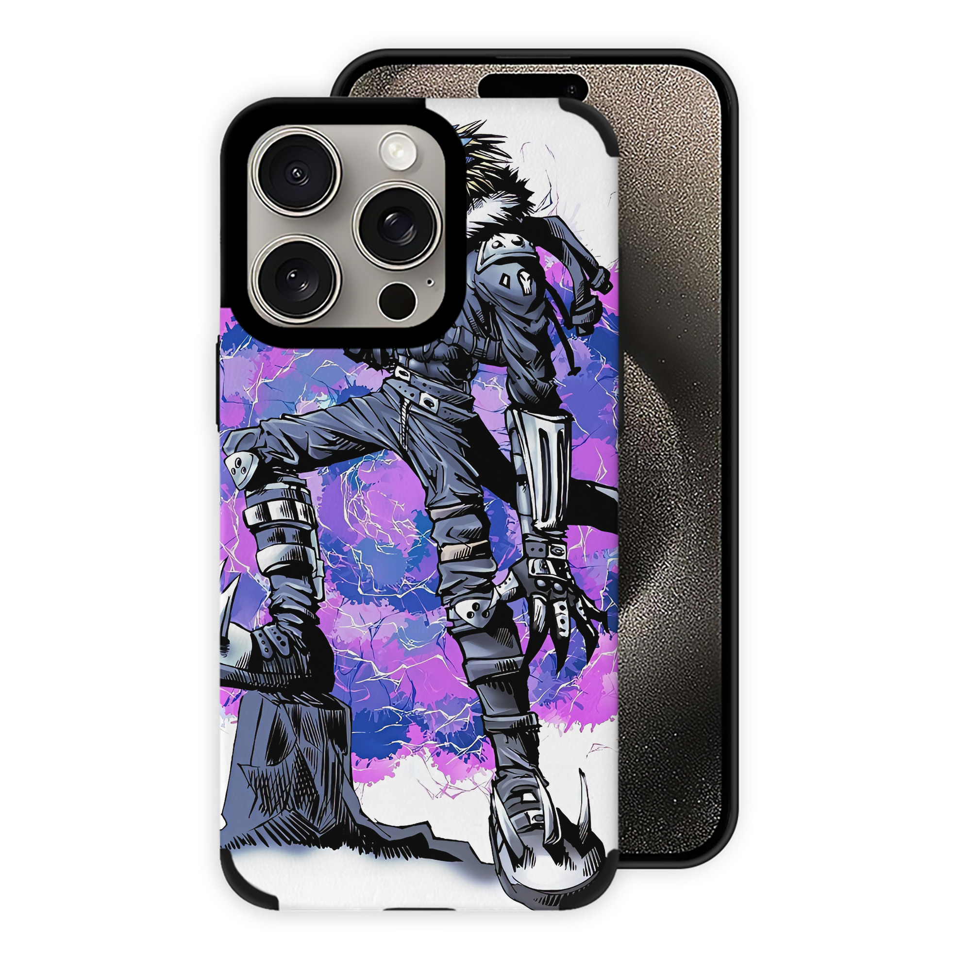 （画像用） Digimon デジタルモンスター/デジモン 【iPhone15ProMax対応】 PUレザー スマホケース 耐衝撃＆黄変防止