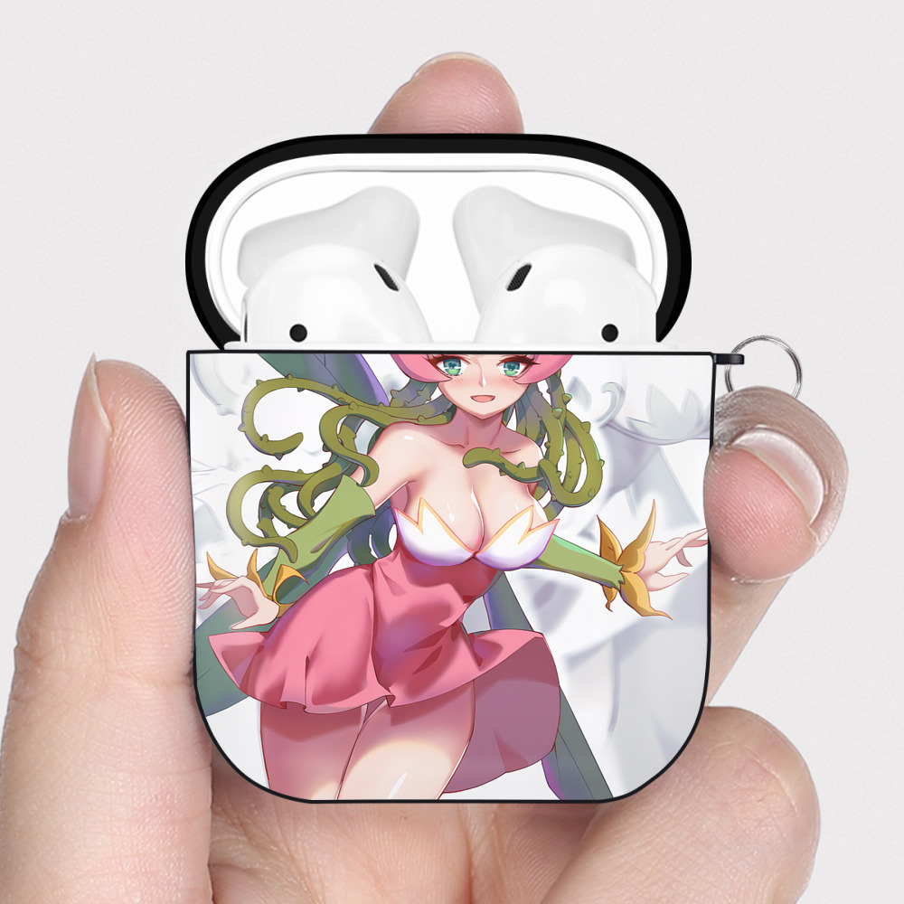 （画像用） Digimon デジタルモンスター/デジモン AirPods 第2世代保護ケース ハードシェル ブラック 耐衝撃・防指紋・カラビナ付き