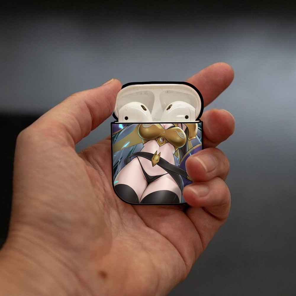 Digimon デジタルモンスター/デジモン AirPods 第2世代保護ケース ハードシェル ブラック 耐衝撃・防指紋・カラビナ付き
