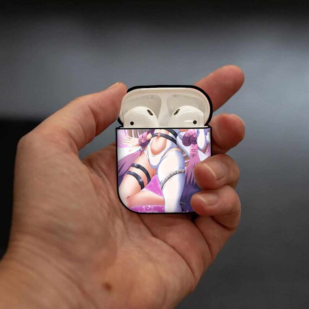 Digimon デジタルモンスター/デジモン AirPods 第2世代保護ケース ハードシェル ブラック 耐衝撃・防指紋・カラビナ付き