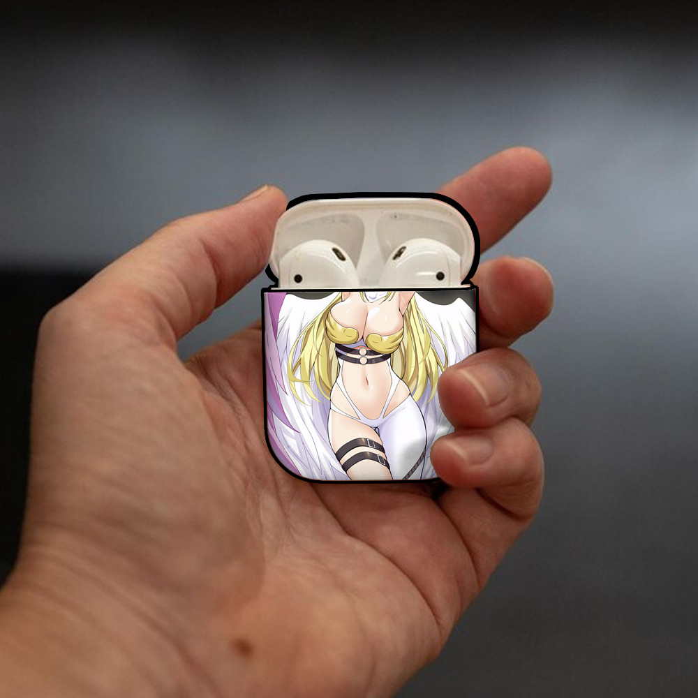 Digimon デジタルモンスター/デジモン AirPods 第2世代保護ケース ハードシェル ブラック 耐衝撃・防指紋・カラビナ付き