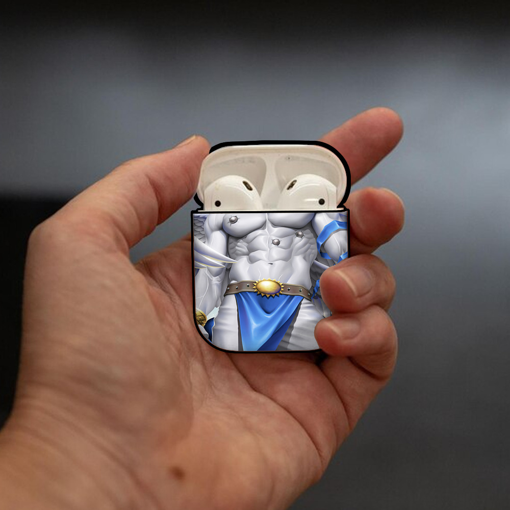 Digimon デジタルモンスター/デジモン AirPods 第2世代保護ケース ハードシェル ブラック 耐衝撃・防指紋・カラビナ付き