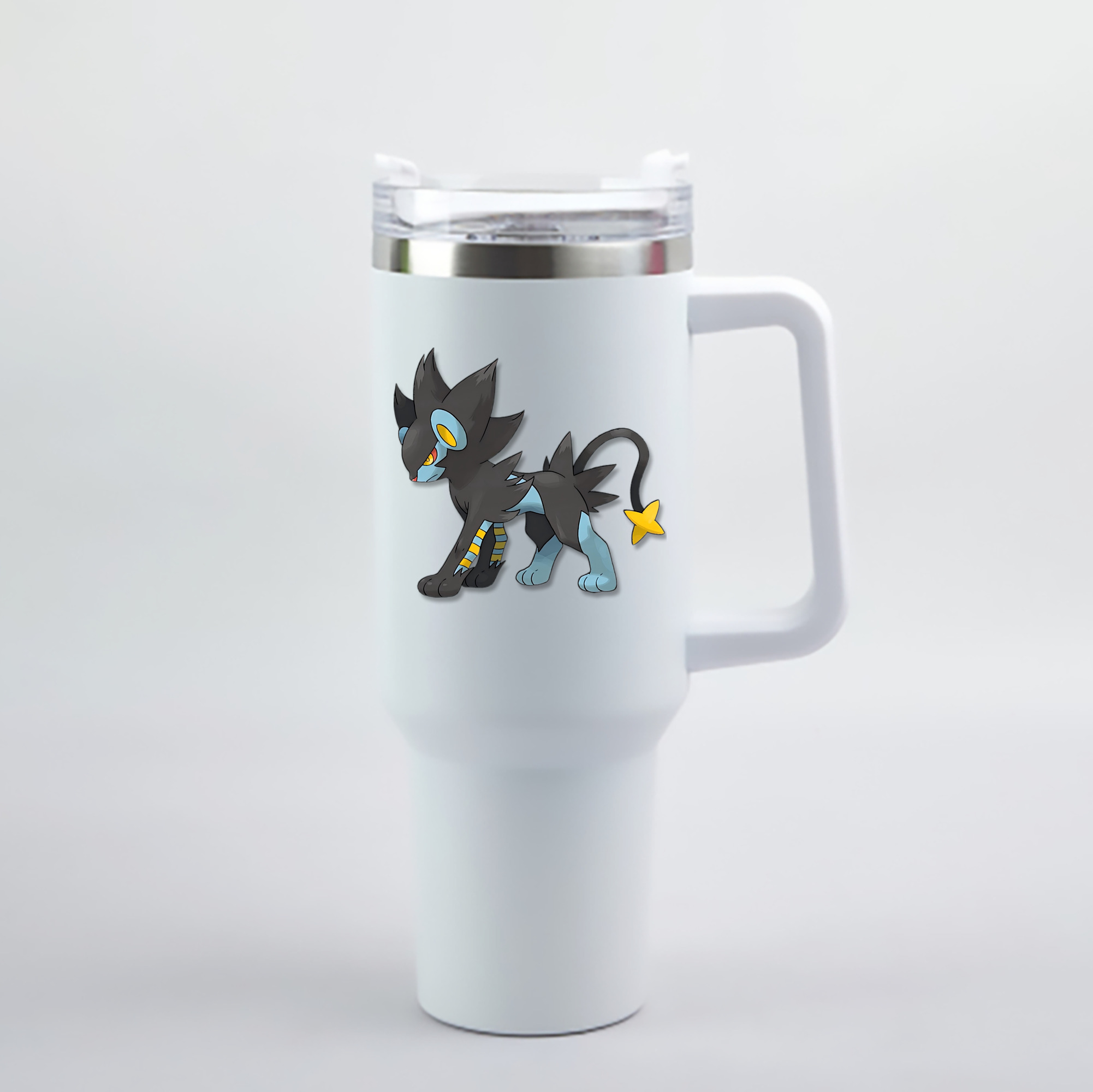（画像用） Digimon デジタルモンスター/デジモン 1200mL車用タンブラー - クリスタルステッカー（プラスチックストロー付き）