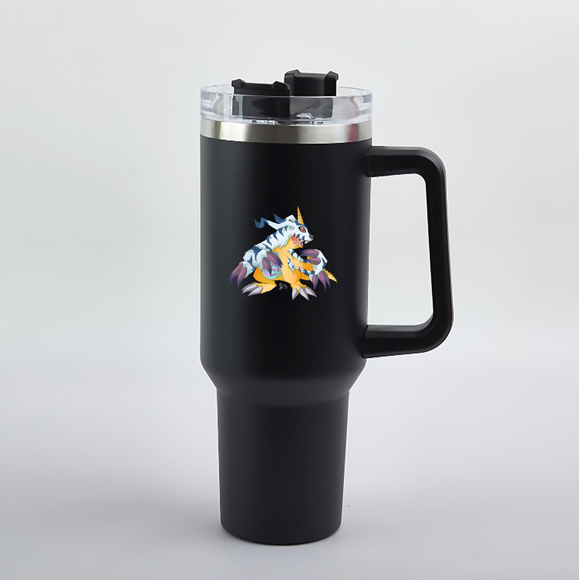 （画像用） Digimon デジタルモンスター/デジモン 1200mL車用タンブラー（カラープリント）