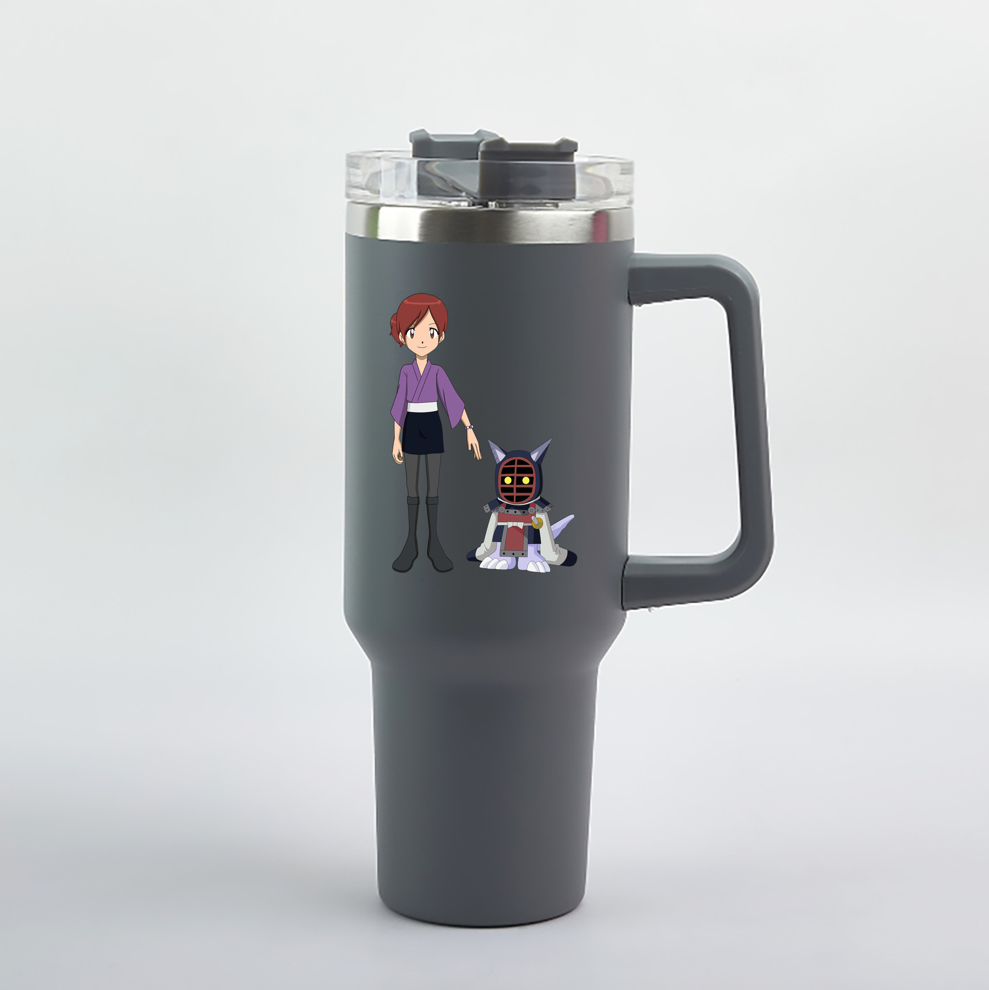 （画像用） Digimon デジタルモンスター/デジモン 1200mL車用タンブラー（カラープリント）