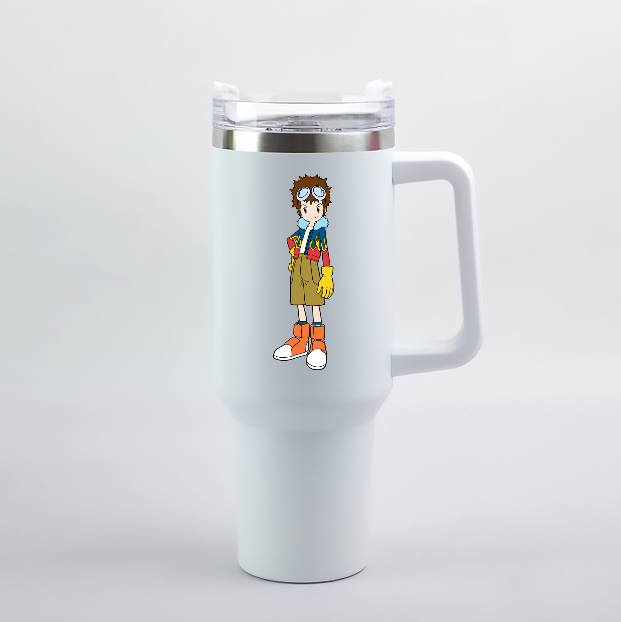 （画像用） Digimon デジタルモンスター/デジモン 1200mL車用タンブラー（カラープリント）