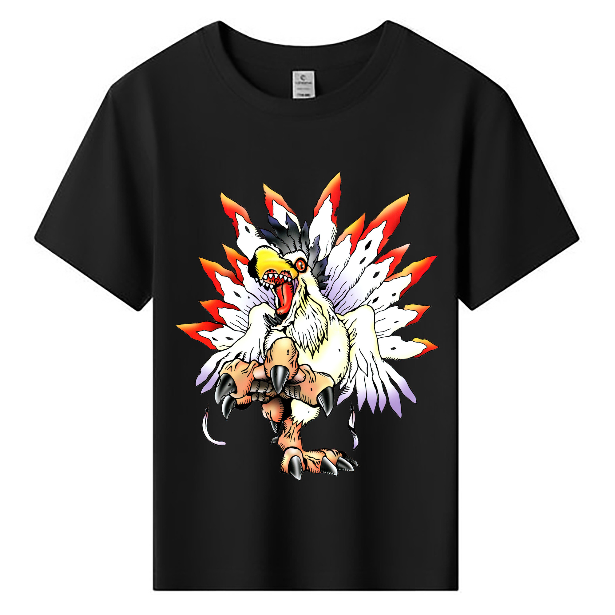 （画像用） Digimon デジタルモンスター/デジモン 綿100％キッズTシャツ（フロントプリント）