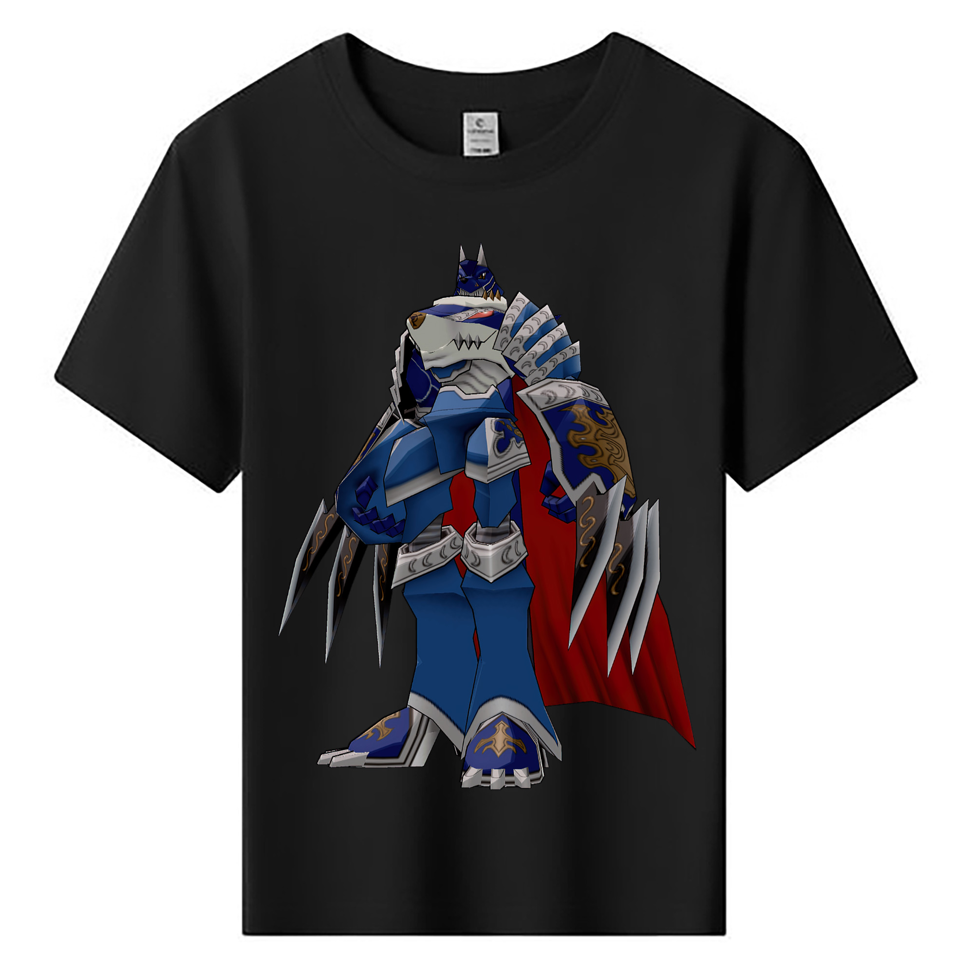 （画像用） Digimon デジタルモンスター/デジモン 綿100％キッズTシャツ（フロントプリント）