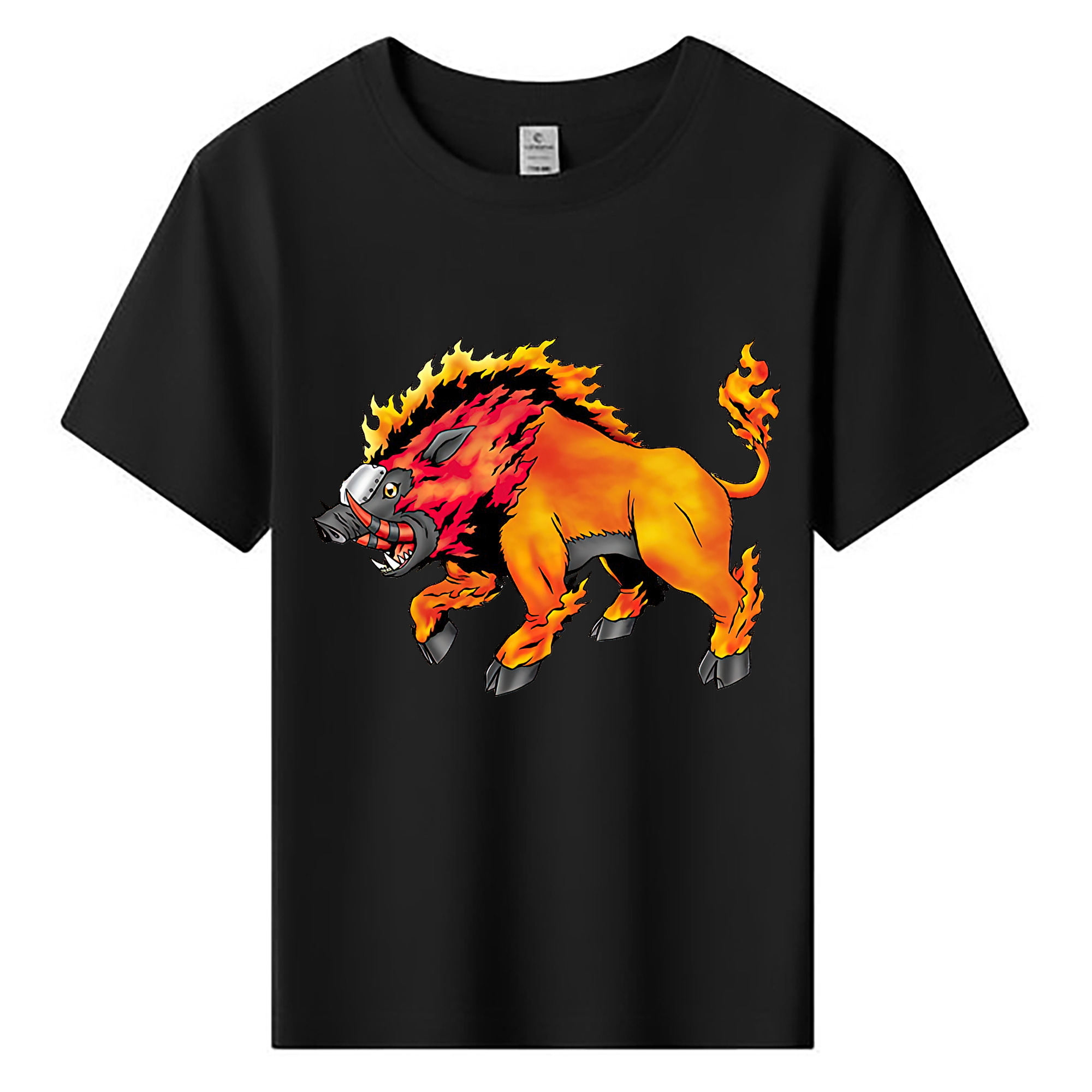 （画像用） Digimon デジタルモンスター/デジモン 綿100％キッズTシャツ（フロントプリント）