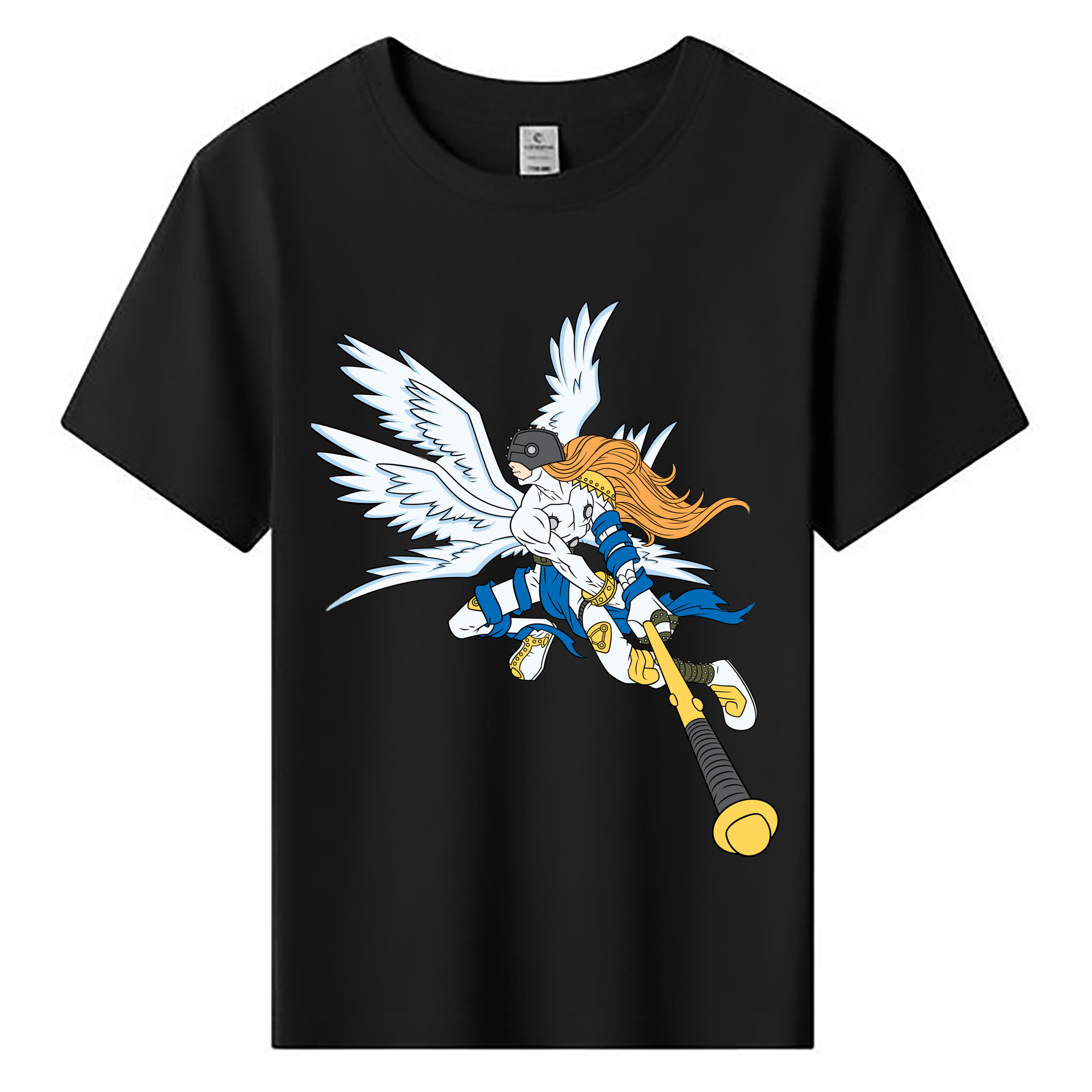 （画像用） Digimon デジタルモンスター/デジモン 綿100％キッズTシャツ（フロントプリント）
