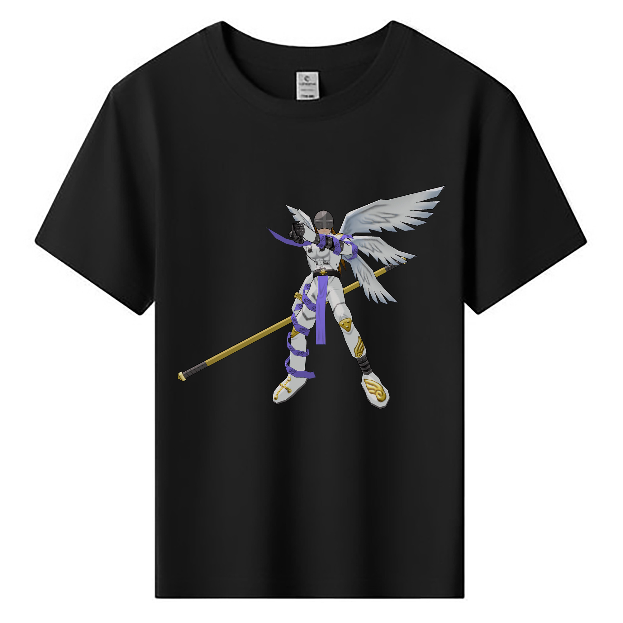 （画像用） Digimon デジタルモンスター/デジモン 綿100％キッズTシャツ（フロントプリント）