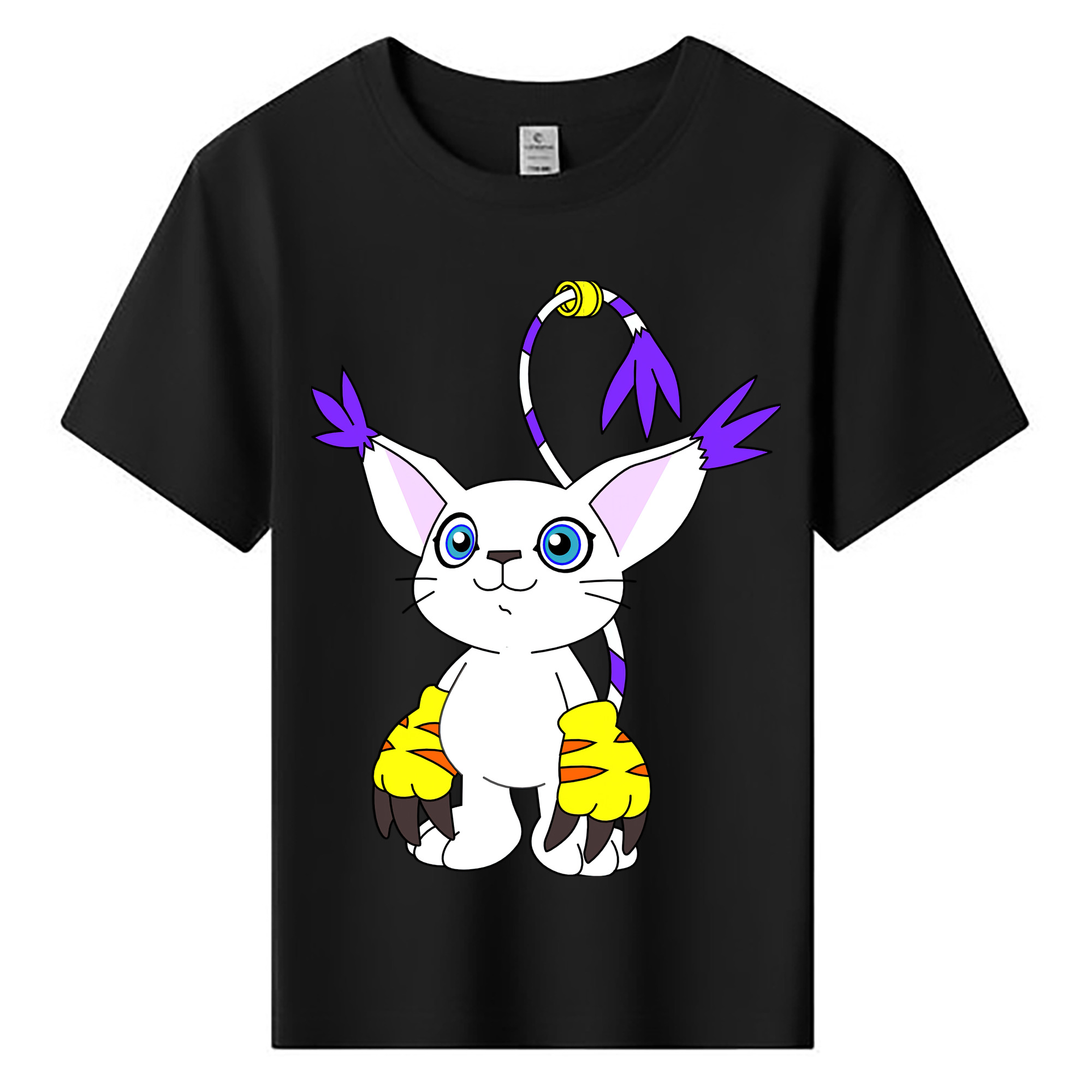 （画像用） Digimon デジタルモンスター/デジモン 綿100％キッズTシャツ（フロントプリント）