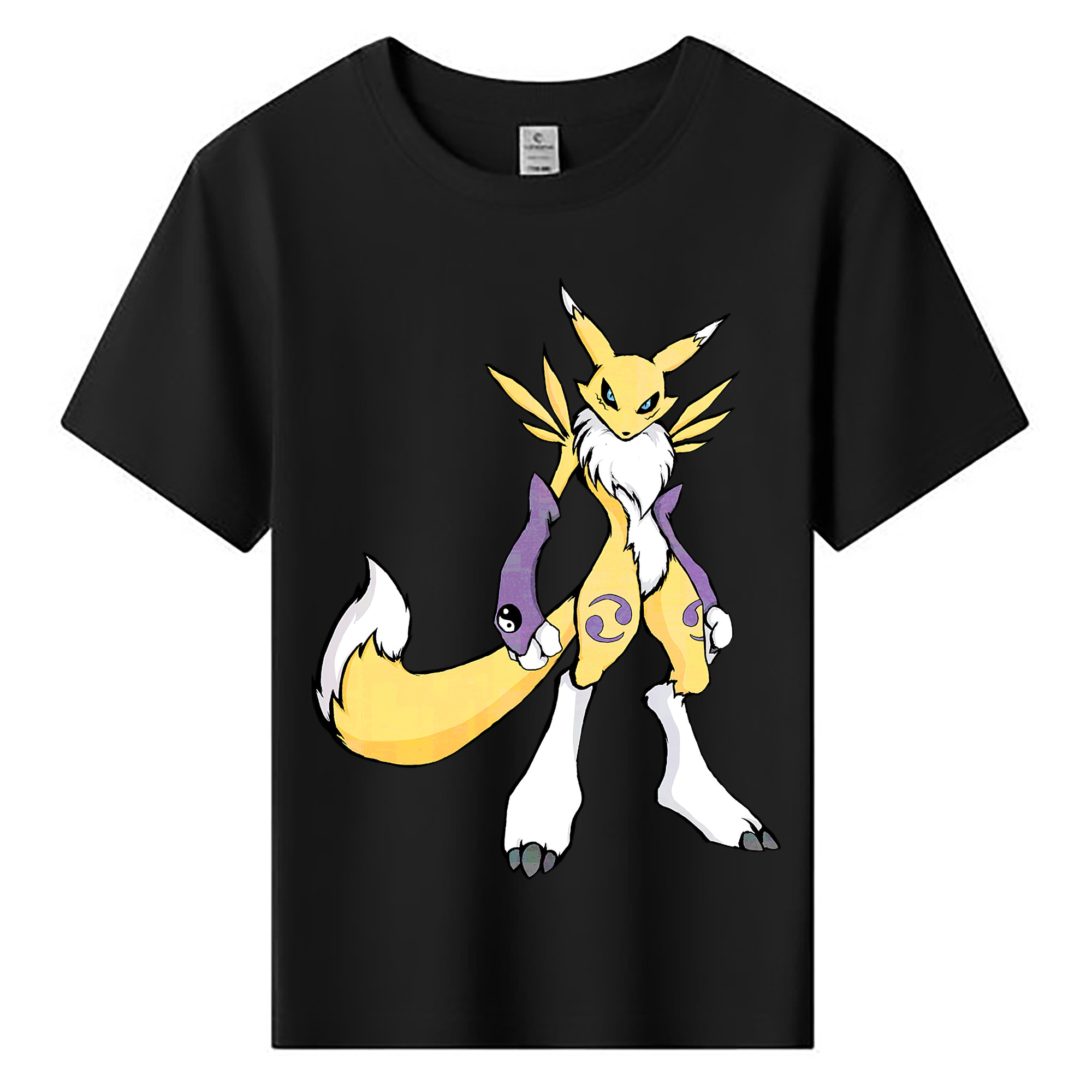 （画像用） Digimon デジタルモンスター/デジモン 綿100％キッズTシャツ（フロントプリント）