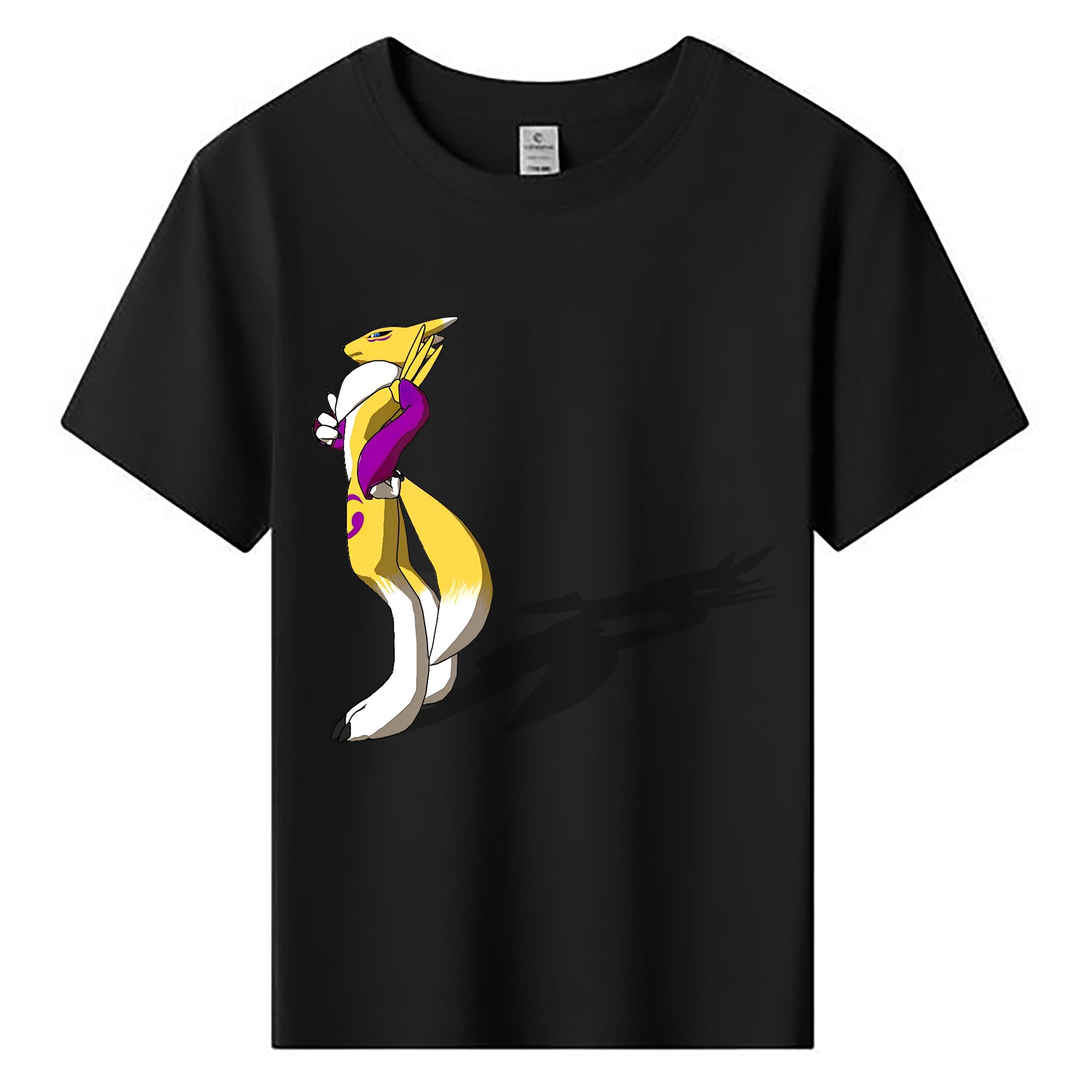 （画像用） Digimon デジタルモンスター/デジモン 綿100％キッズTシャツ（フロントプリント）