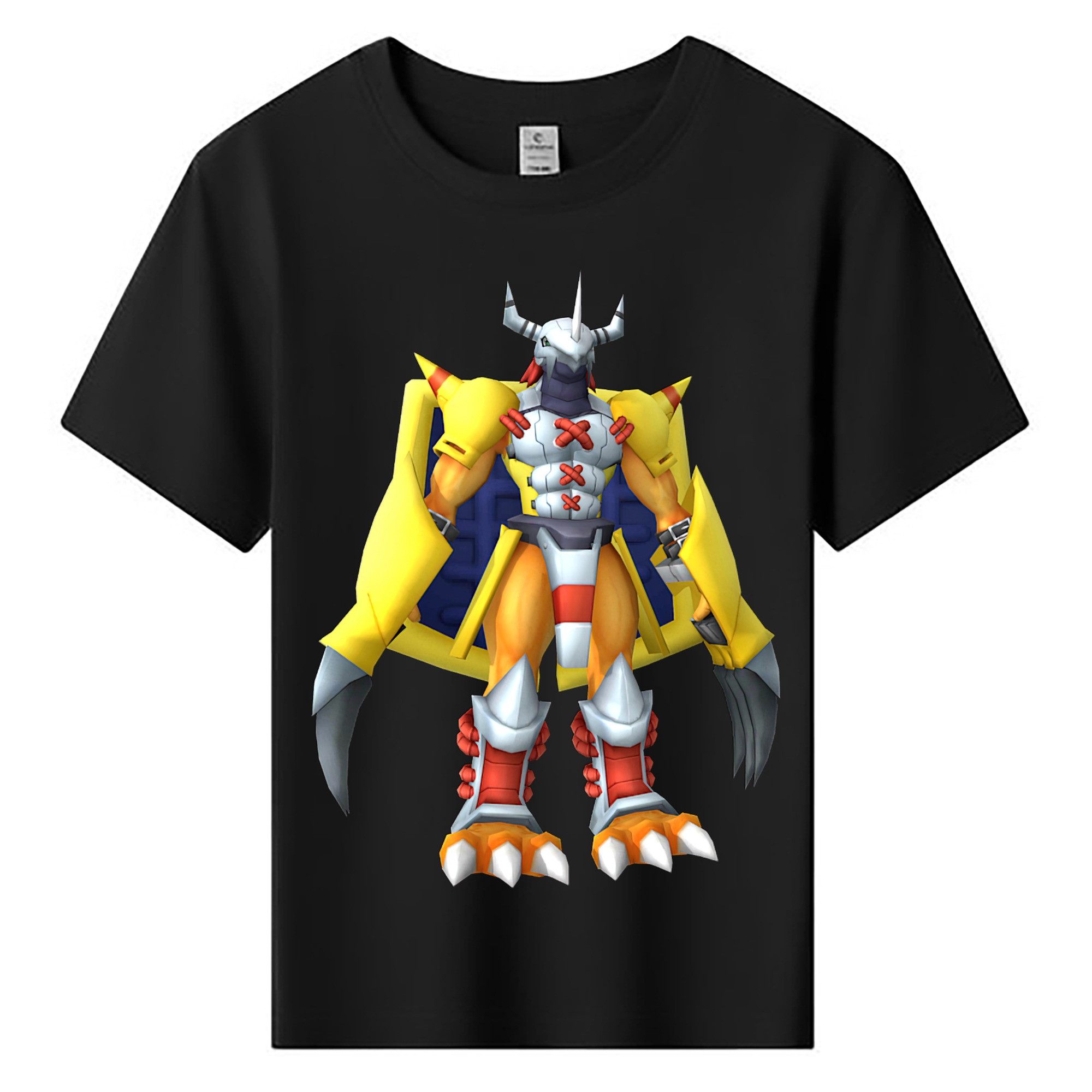 （画像用） Digimon デジタルモンスター/デジモン 綿100％キッズTシャツ（フロントプリント）