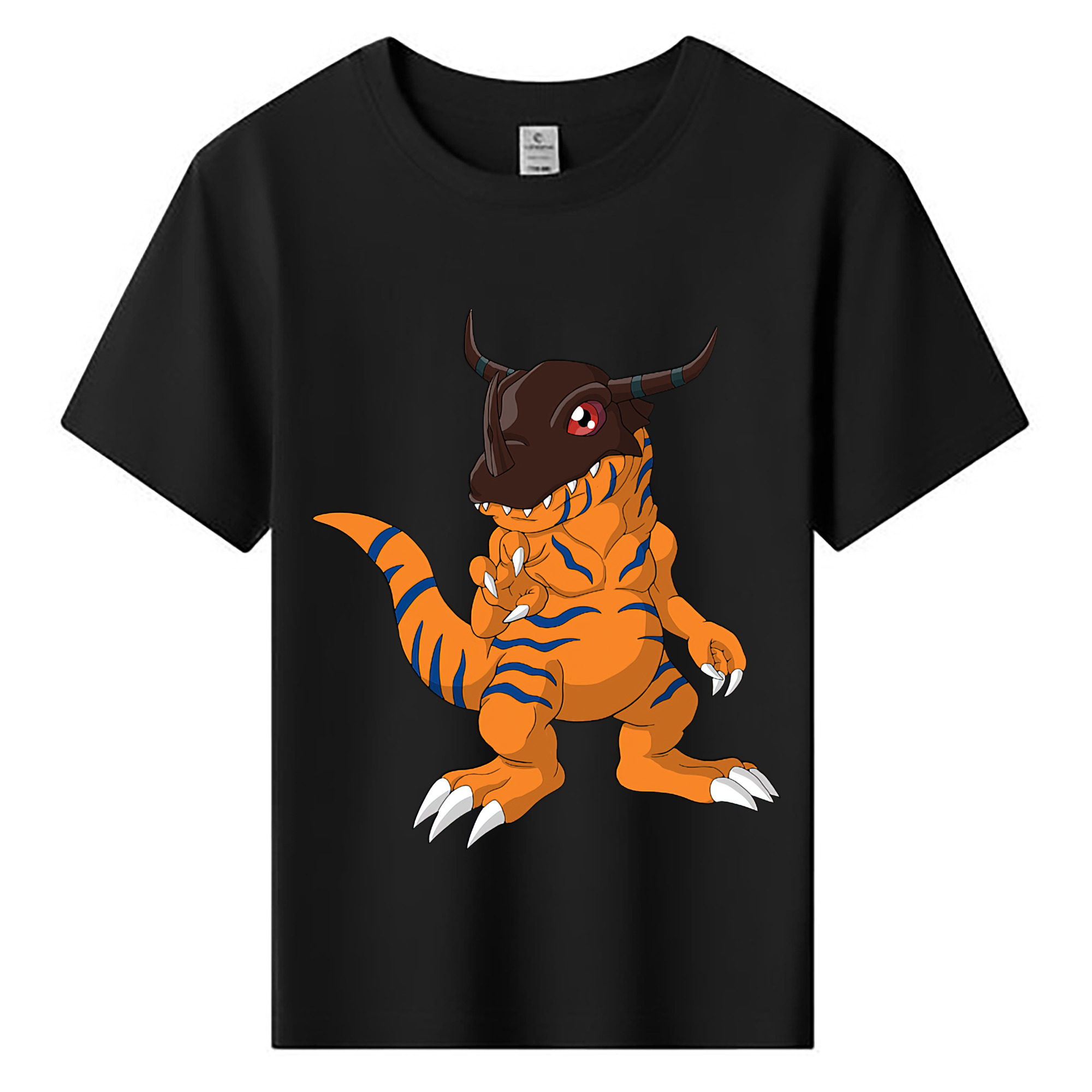 （画像用） Digimon デジタルモンスター/デジモン 綿100％キッズTシャツ（フロントプリント）