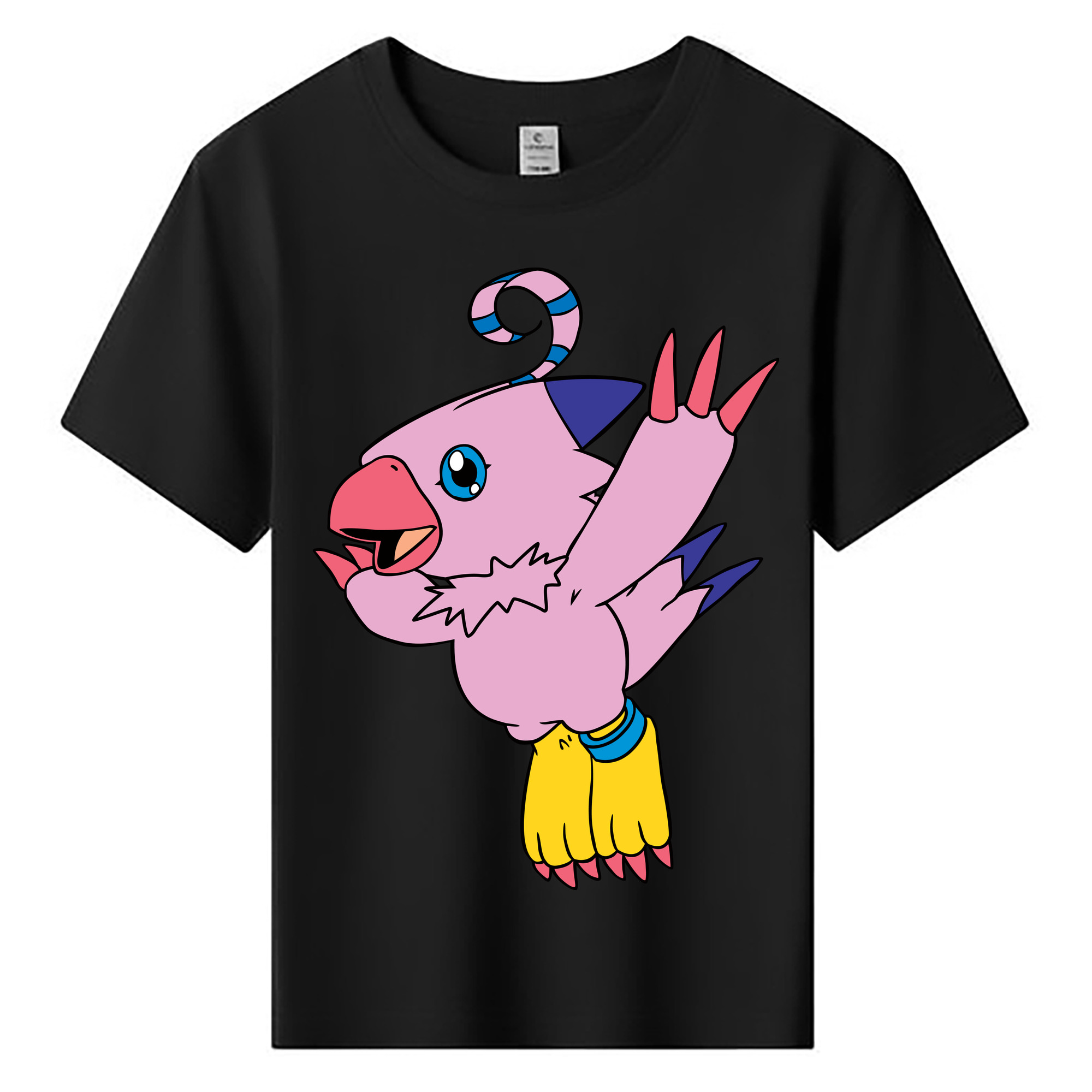 （画像用） Digimon デジタルモンスター/デジモン 綿100％キッズTシャツ（フロントプリント）