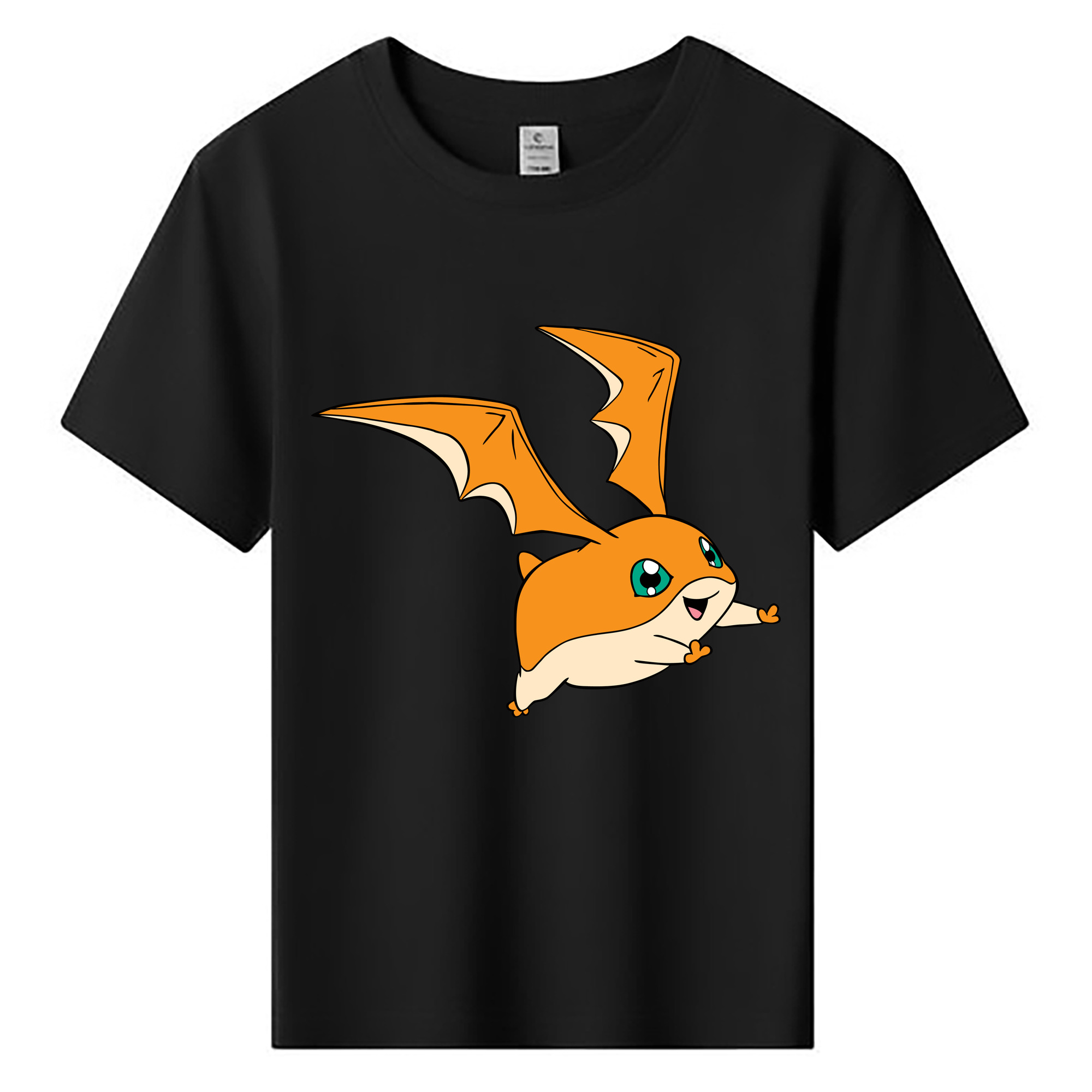 （画像用） Digimon デジタルモンスター/デジモン 綿100％キッズTシャツ（フロントプリント）
