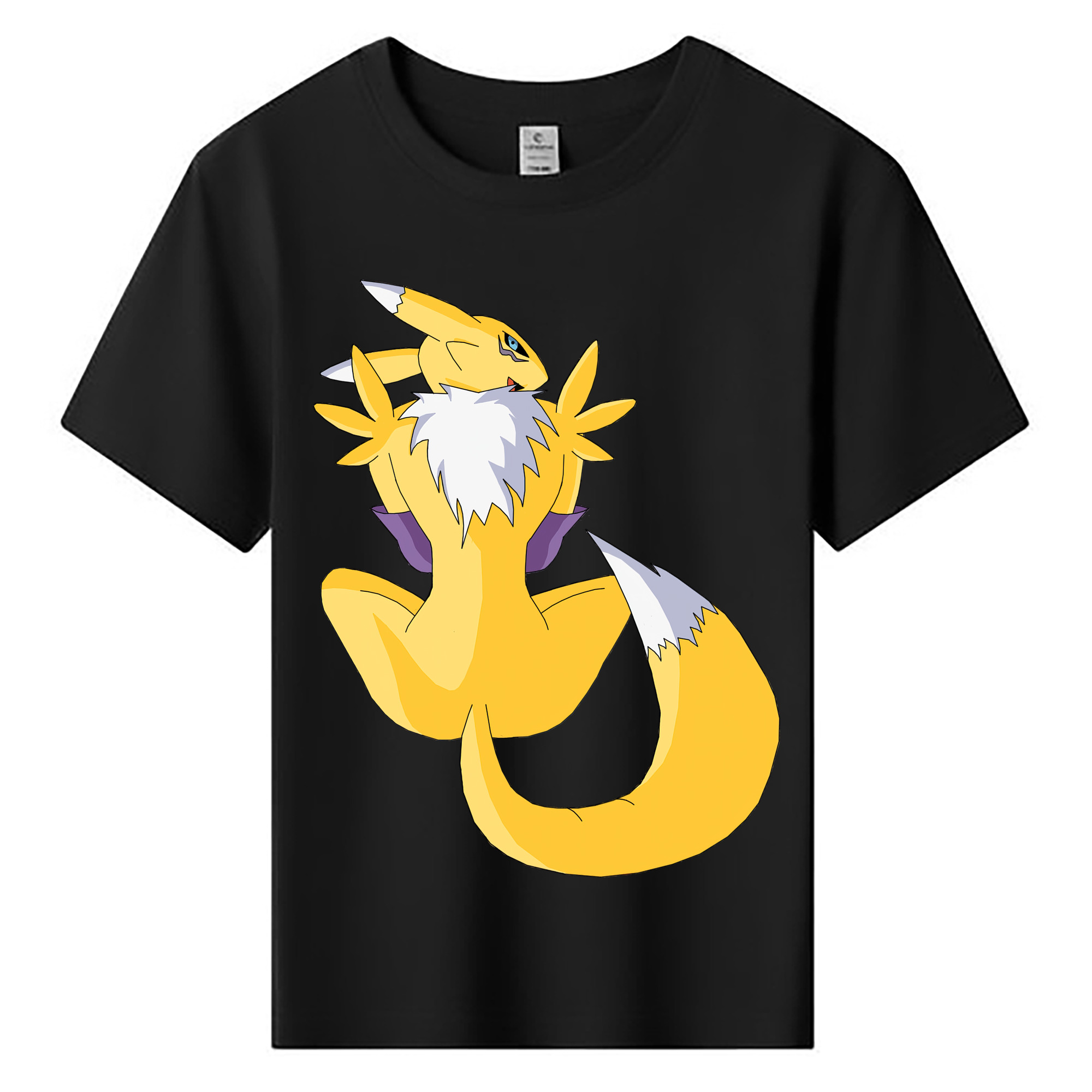 （画像用） Digimon デジタルモンスター/デジモン 綿100％キッズTシャツ（フロントプリント）