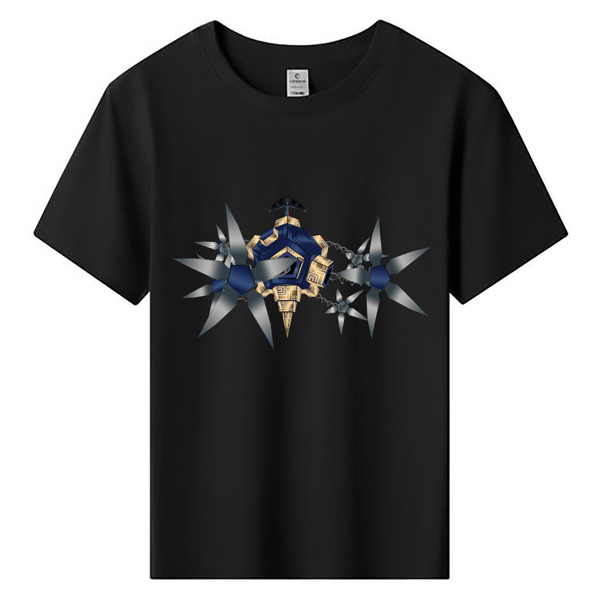 （画像用） Digimon デジタルモンスター/デジモン 綿100％キッズTシャツ（フロントプリント）