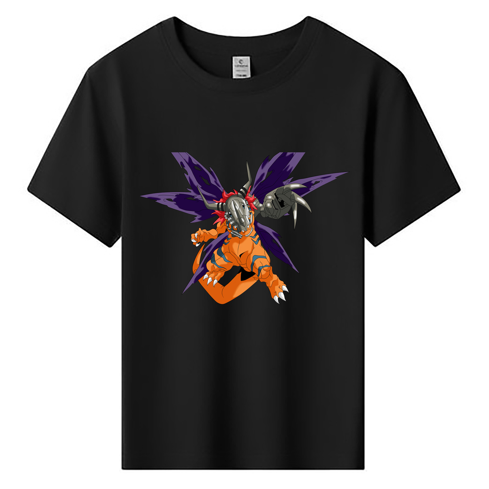 （画像用） Digimon デジタルモンスター/デジモン 綿100％キッズTシャツ（フロントプリント）