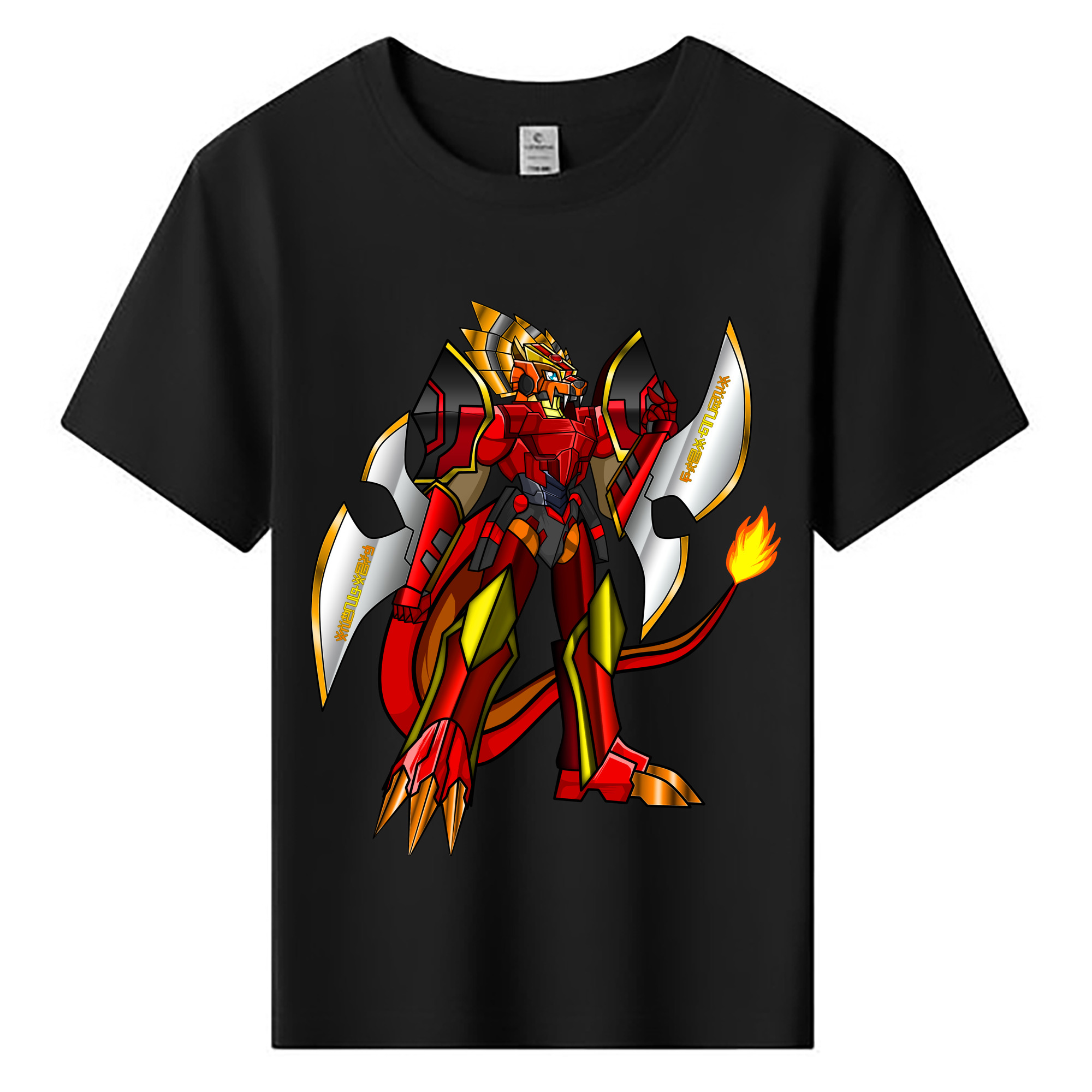 （画像用） Digimon デジタルモンスター/デジモン 綿100％キッズTシャツ（フロントプリント）