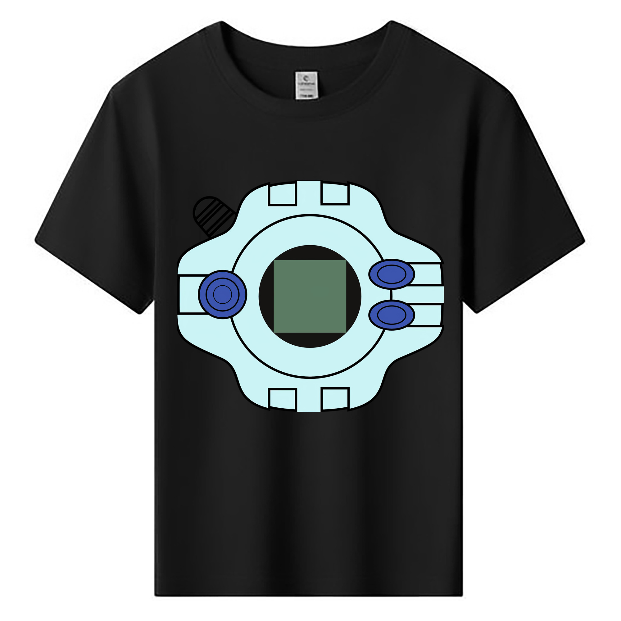 （画像用） Digimon デジタルモンスター/デジモン 綿100％キッズTシャツ（フロントプリント）