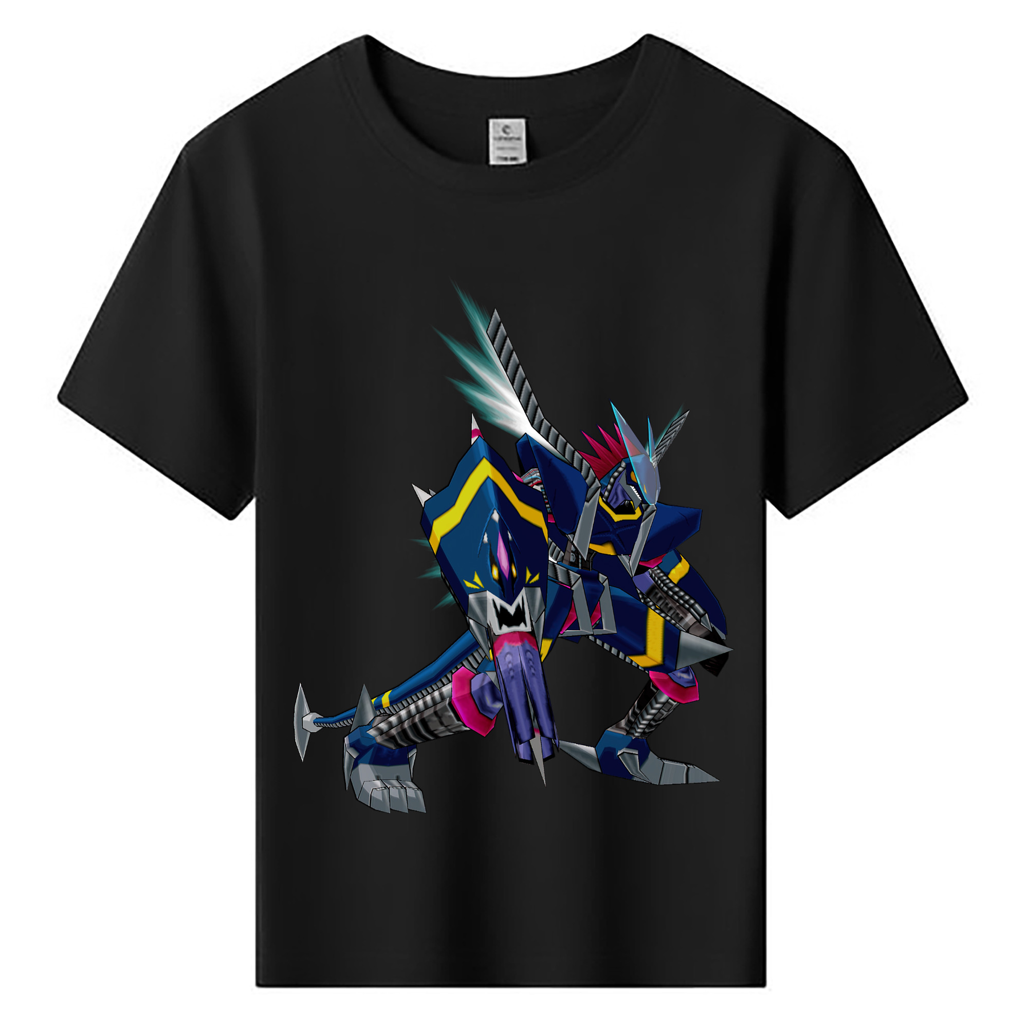 （画像用） Digimon デジタルモンスター/デジモン 綿100％キッズTシャツ（フロントプリント）