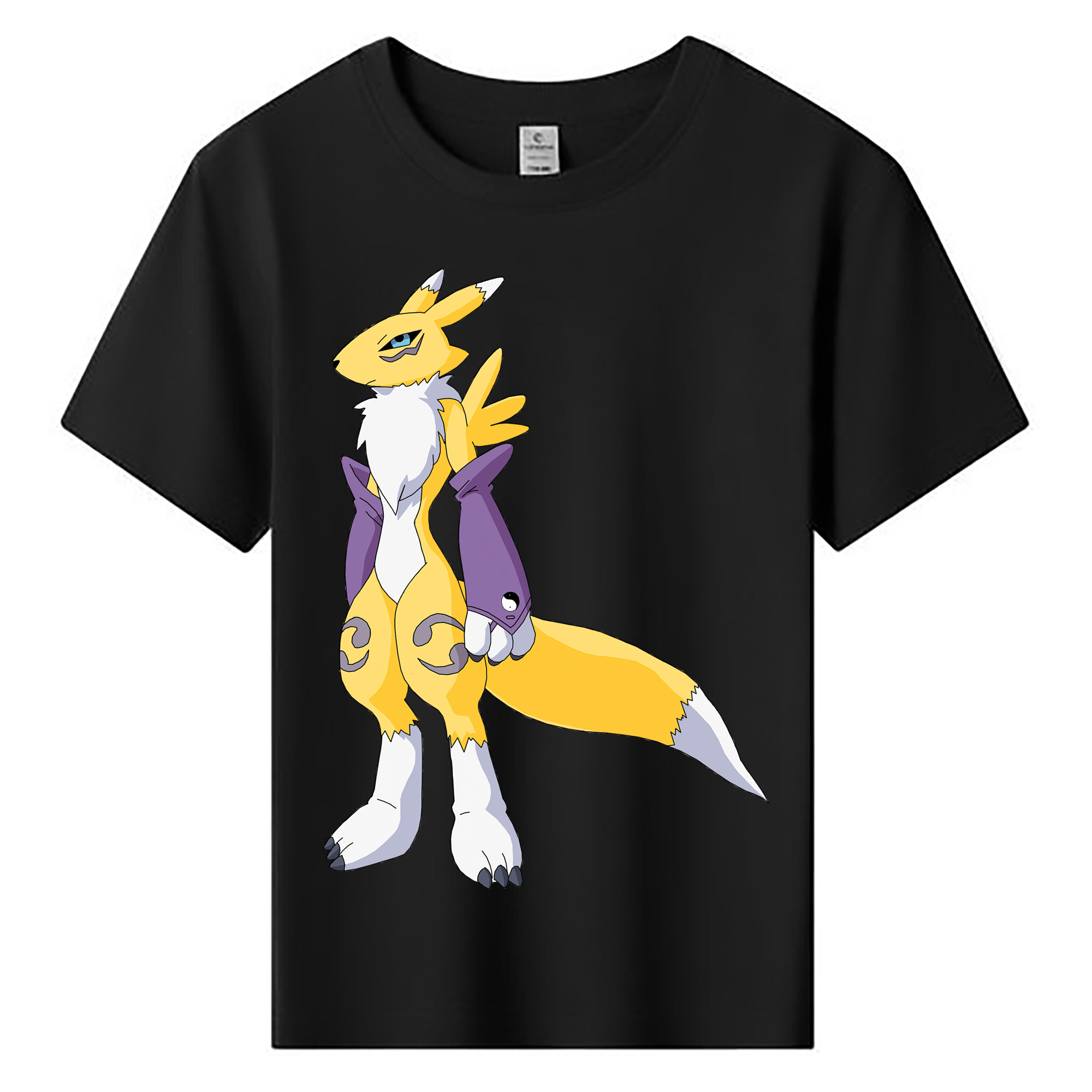 （画像用） Digimon デジタルモンスター/デジモン 綿100％キッズTシャツ（フロントプリント）